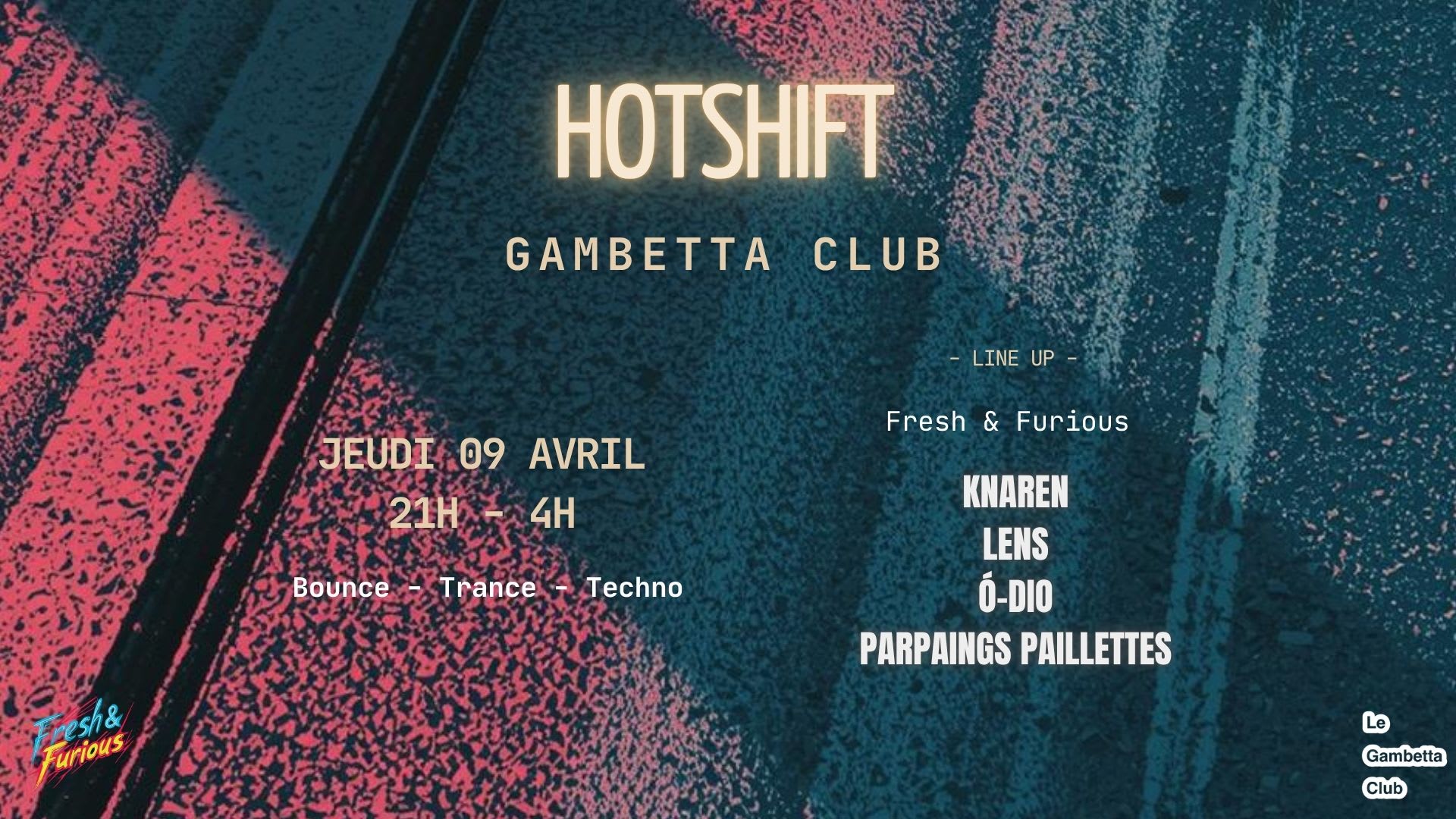 Hotshift - Fresh & Furious X Gambetta Club Cover