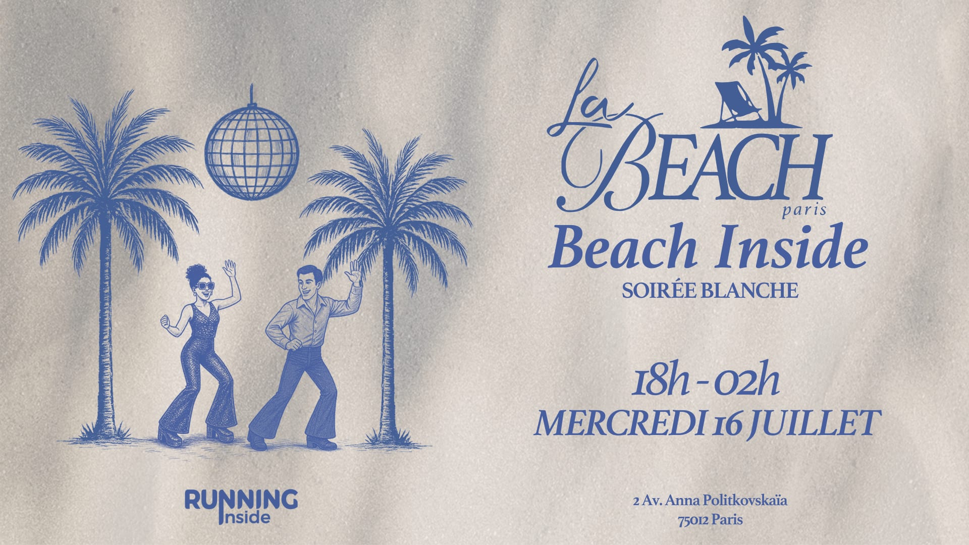 Beach Inside - White Party | 16 Juillet Cover