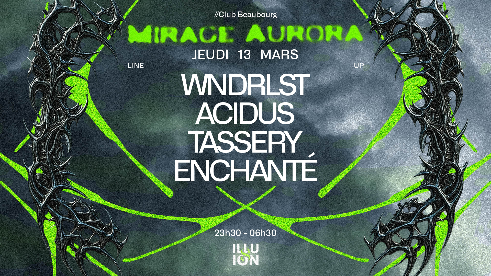 Illusion Rave Mirage Aurora :Wndrlst Tassery Acidus Enchanté Cover