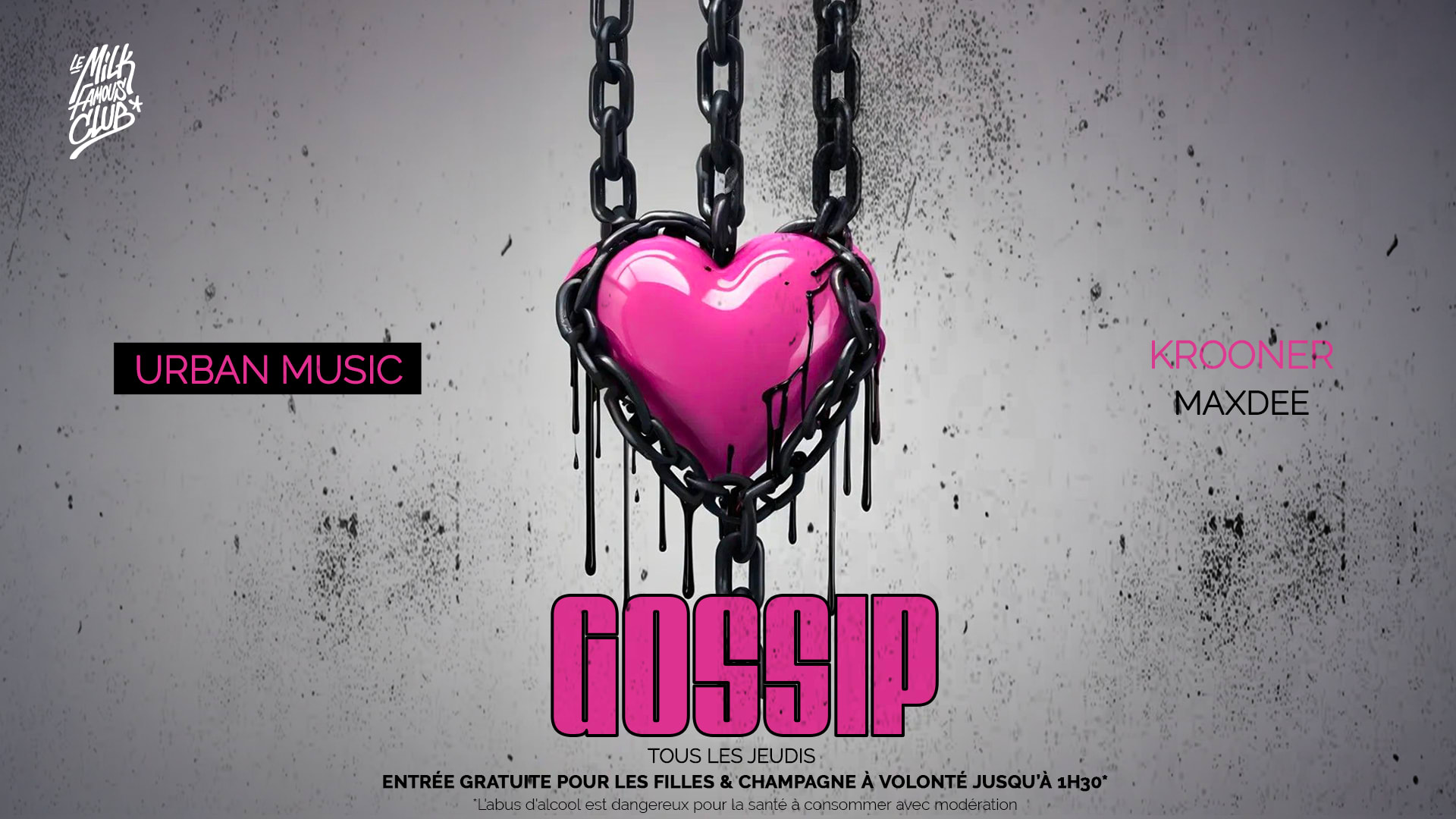 Jeu 27 Nov - Gossip W/ Krooner Cover