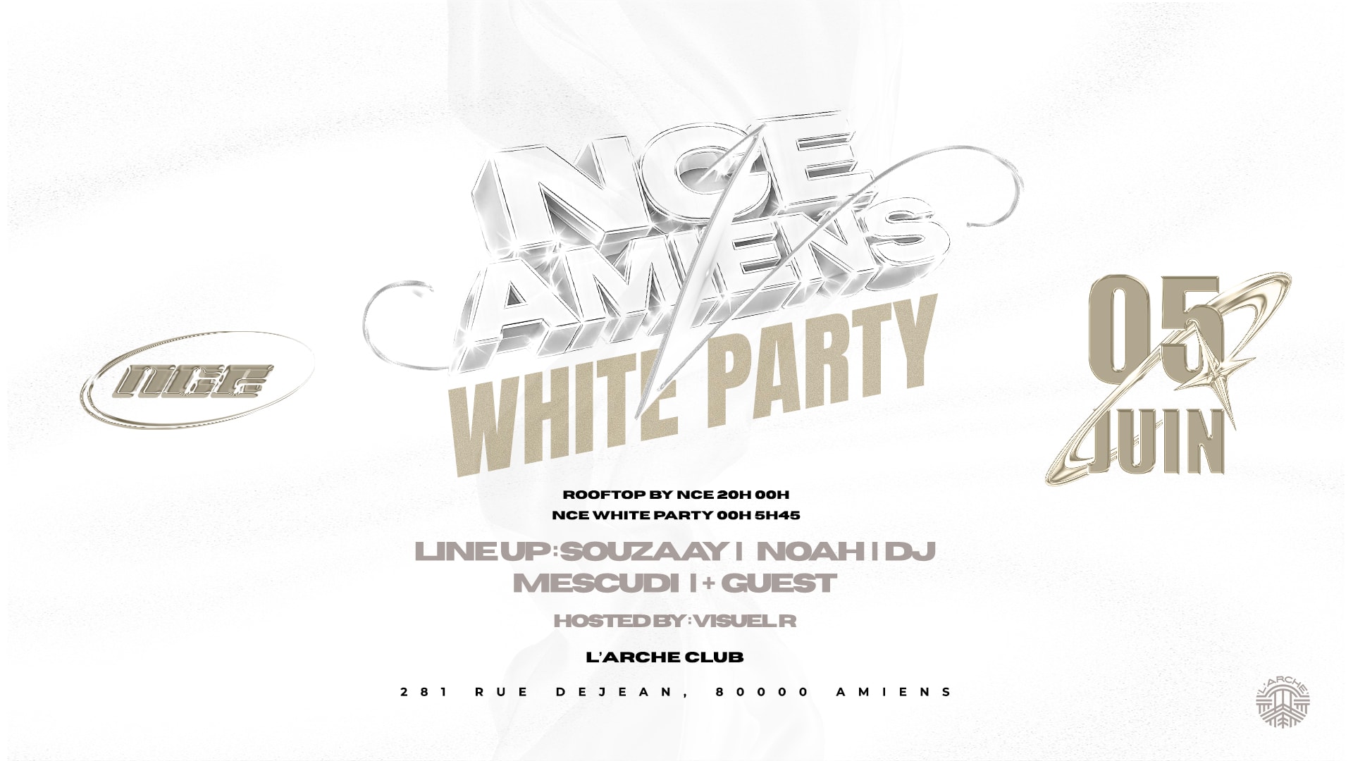 Nce White Party Cover