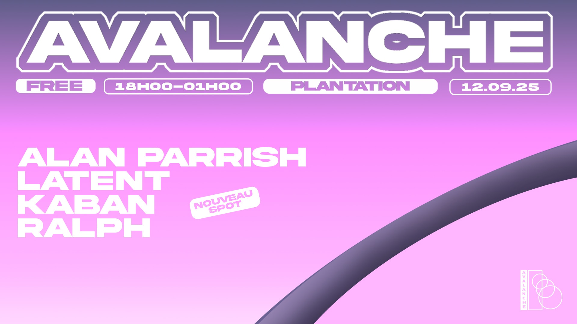Avalanche - Free Open Air W Alan Parrish & Latent... Cover