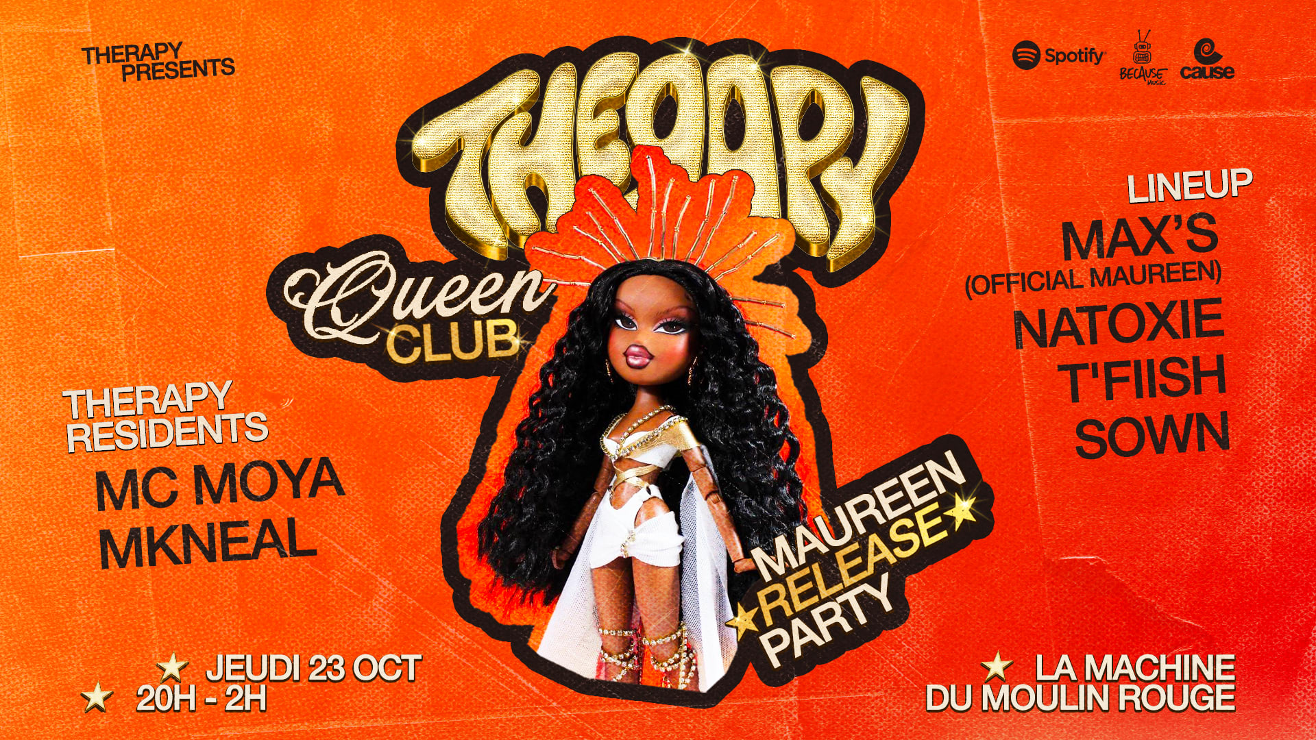 Queen Club - Maureen Release Party By Therapy Cover