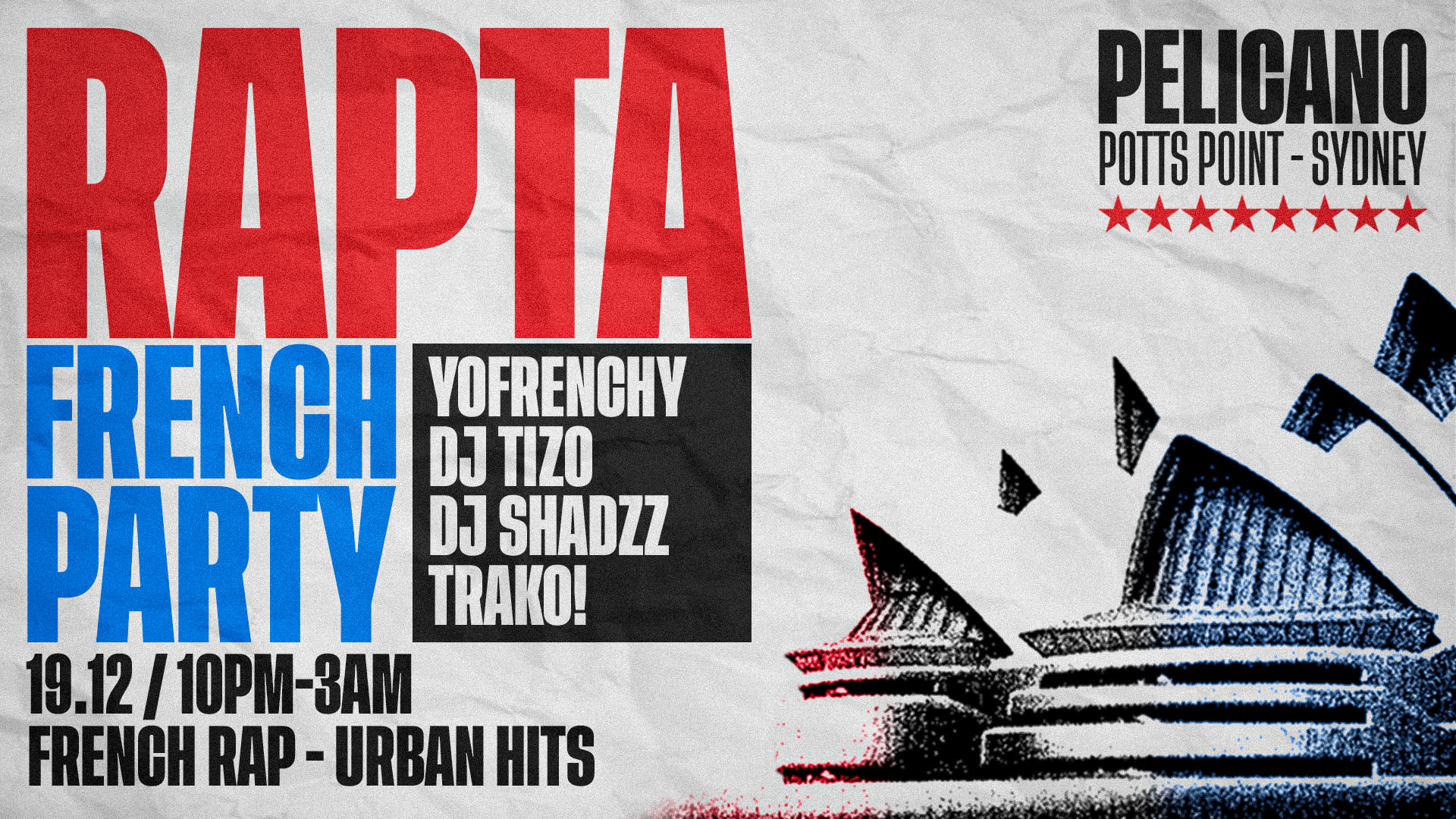 French Party Sydney 19/12 Cover