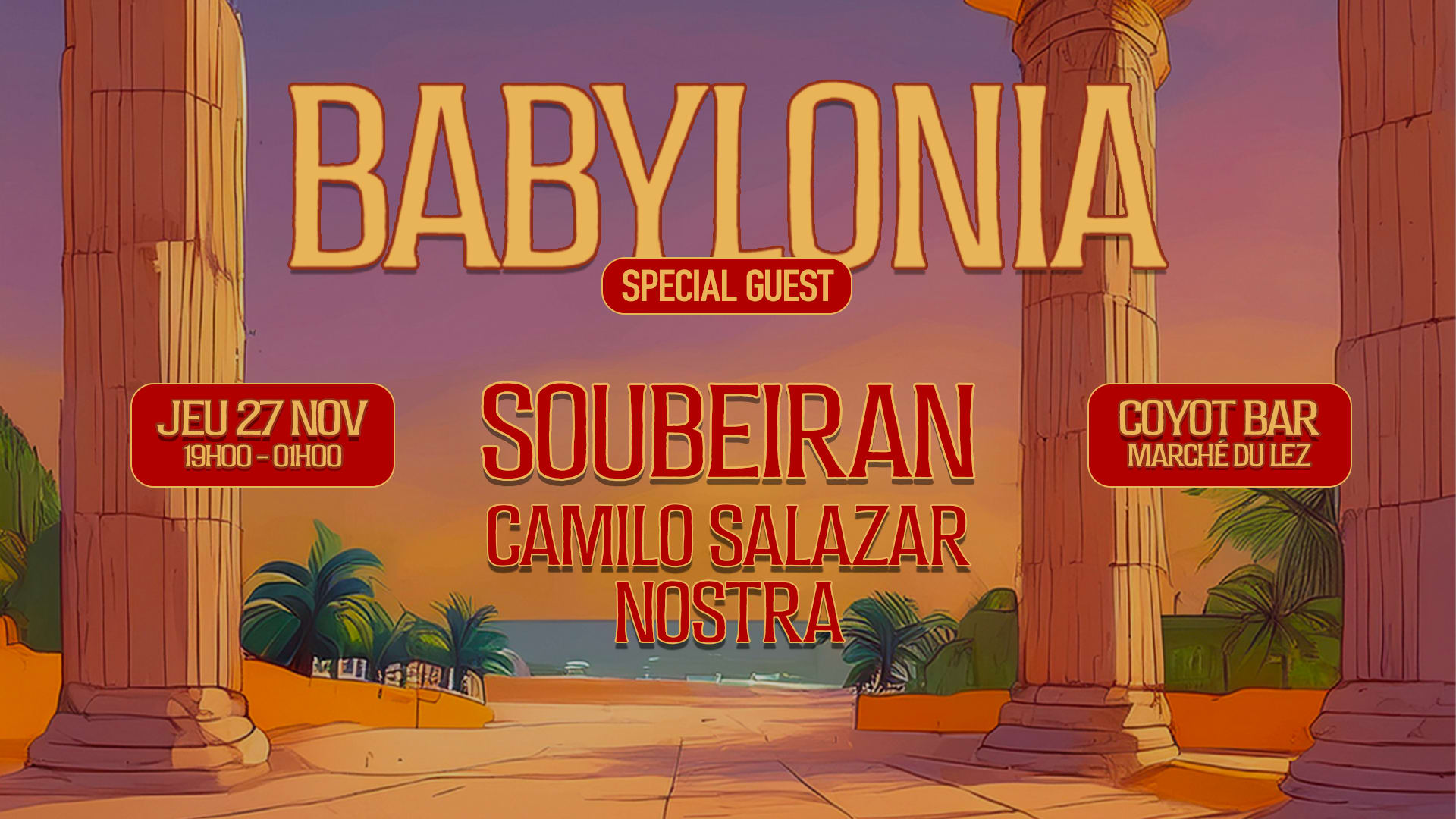 Babylonia Sprecial Guest : Soubeiran Cover