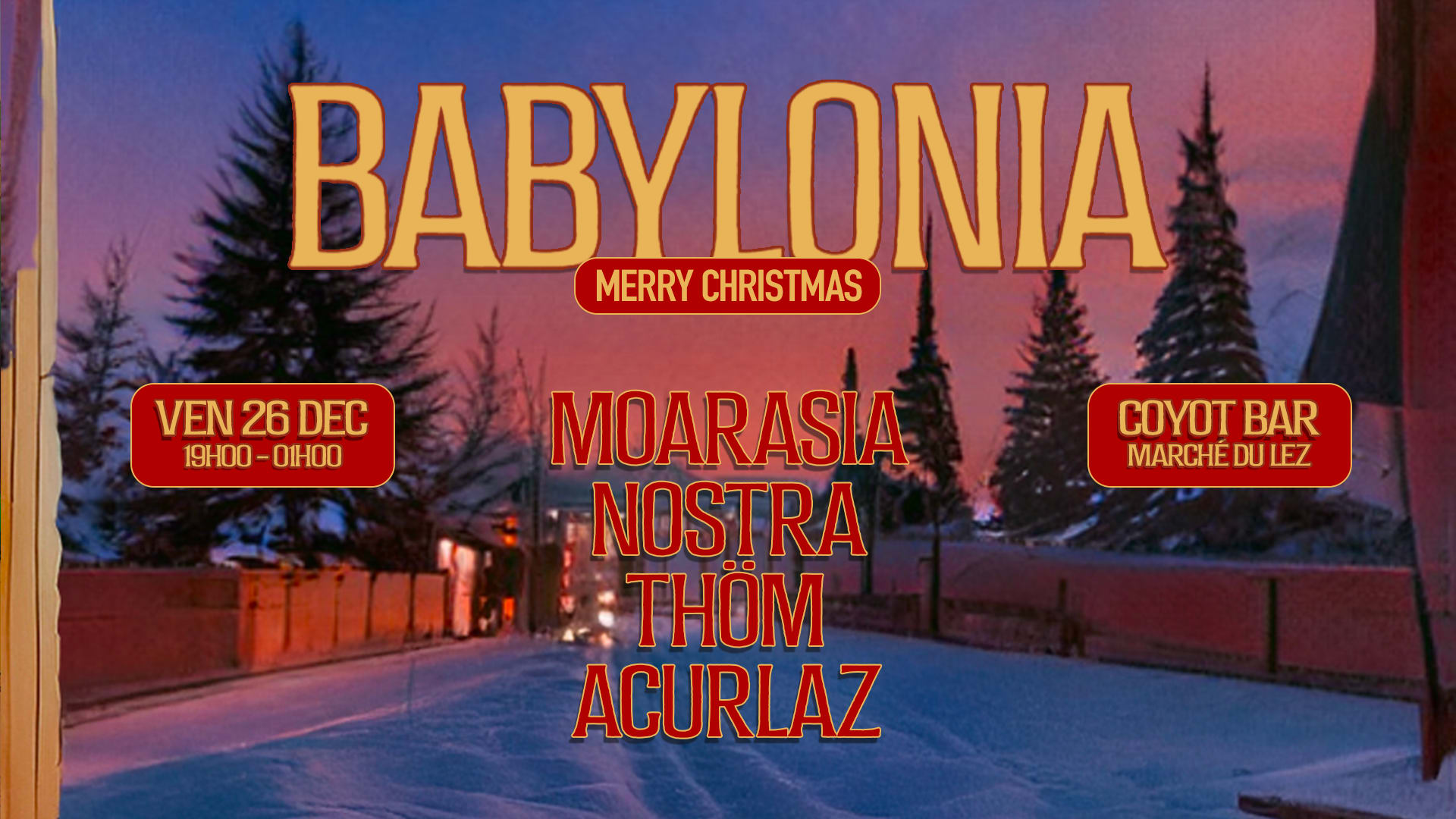 Babylonia - Merry Christmas Cover