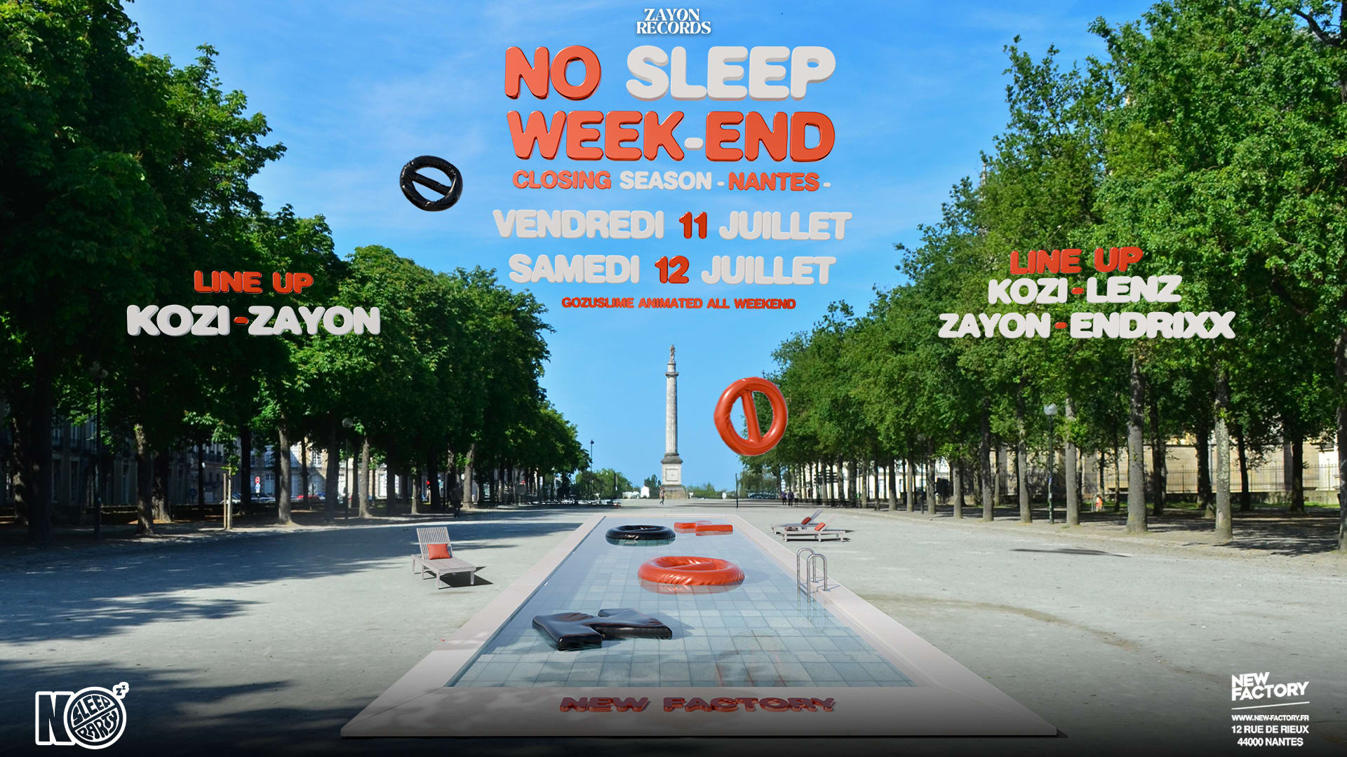 No Sleep Week End - Closing Season Cover