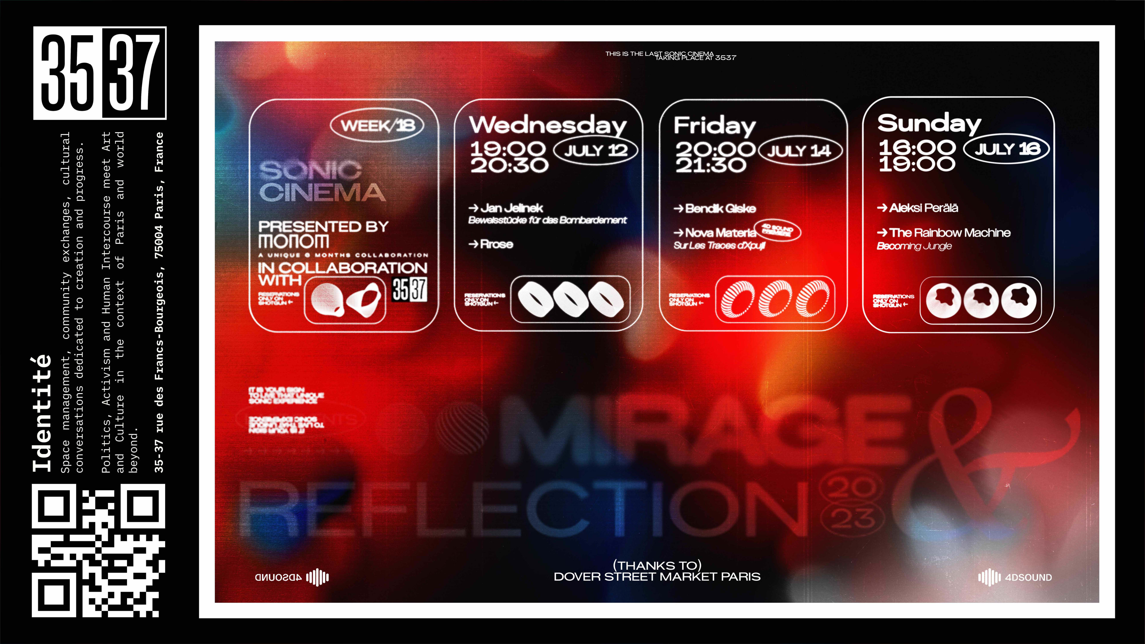 Sonic Cinema - Week #18 · Nova Materia 4dsound Premiere Cover