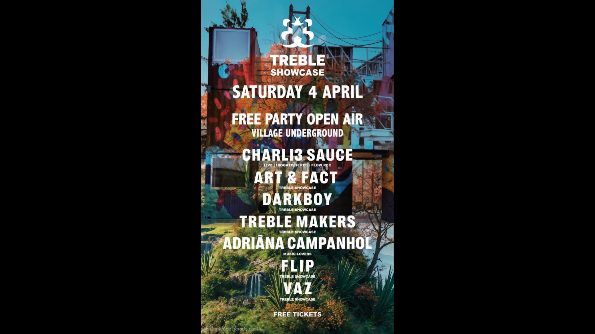 Treble Showcase: Free Party Open Air Cover