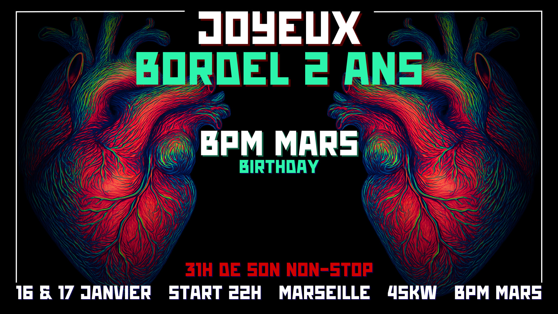 Bpm Mars - Joyeux, Bordel 2 Ans Cover