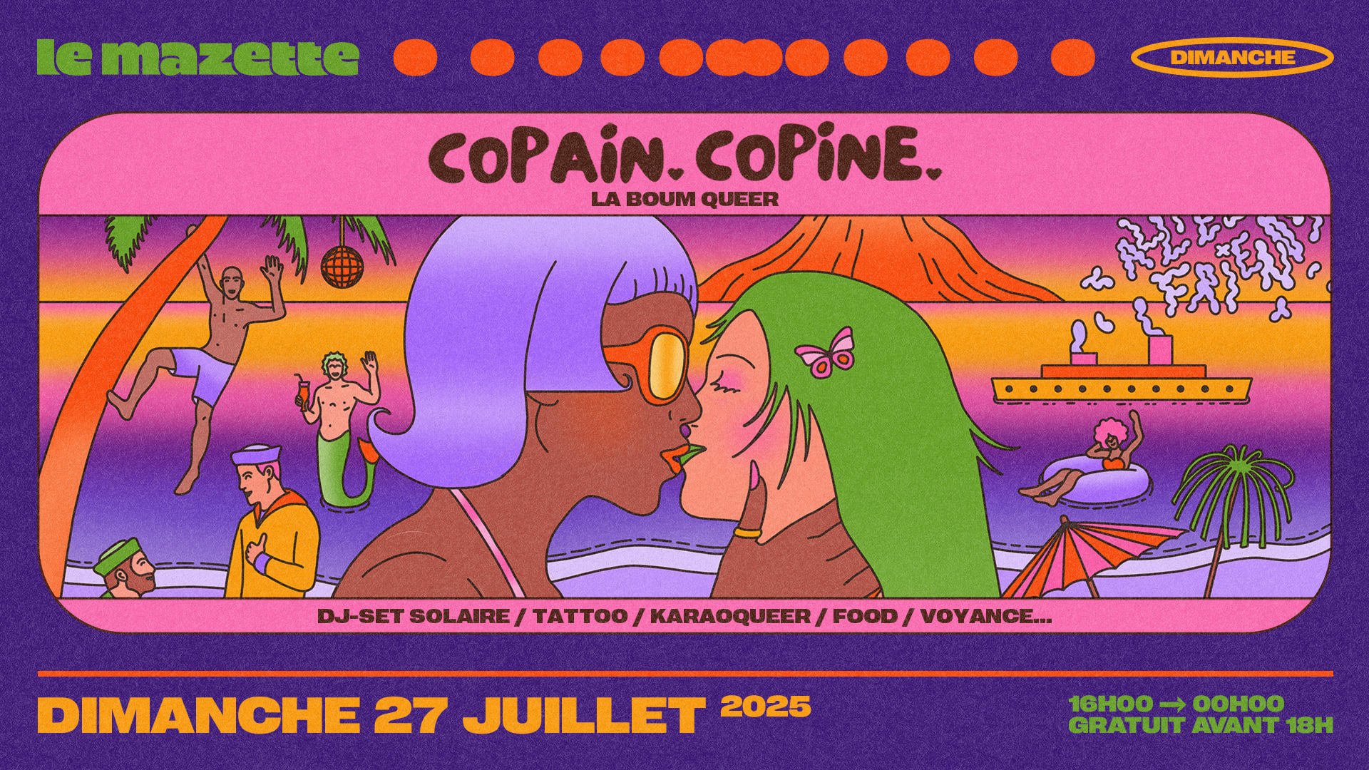 Copain-Copine Présente La Boum Queer — 27.07.25 Cover