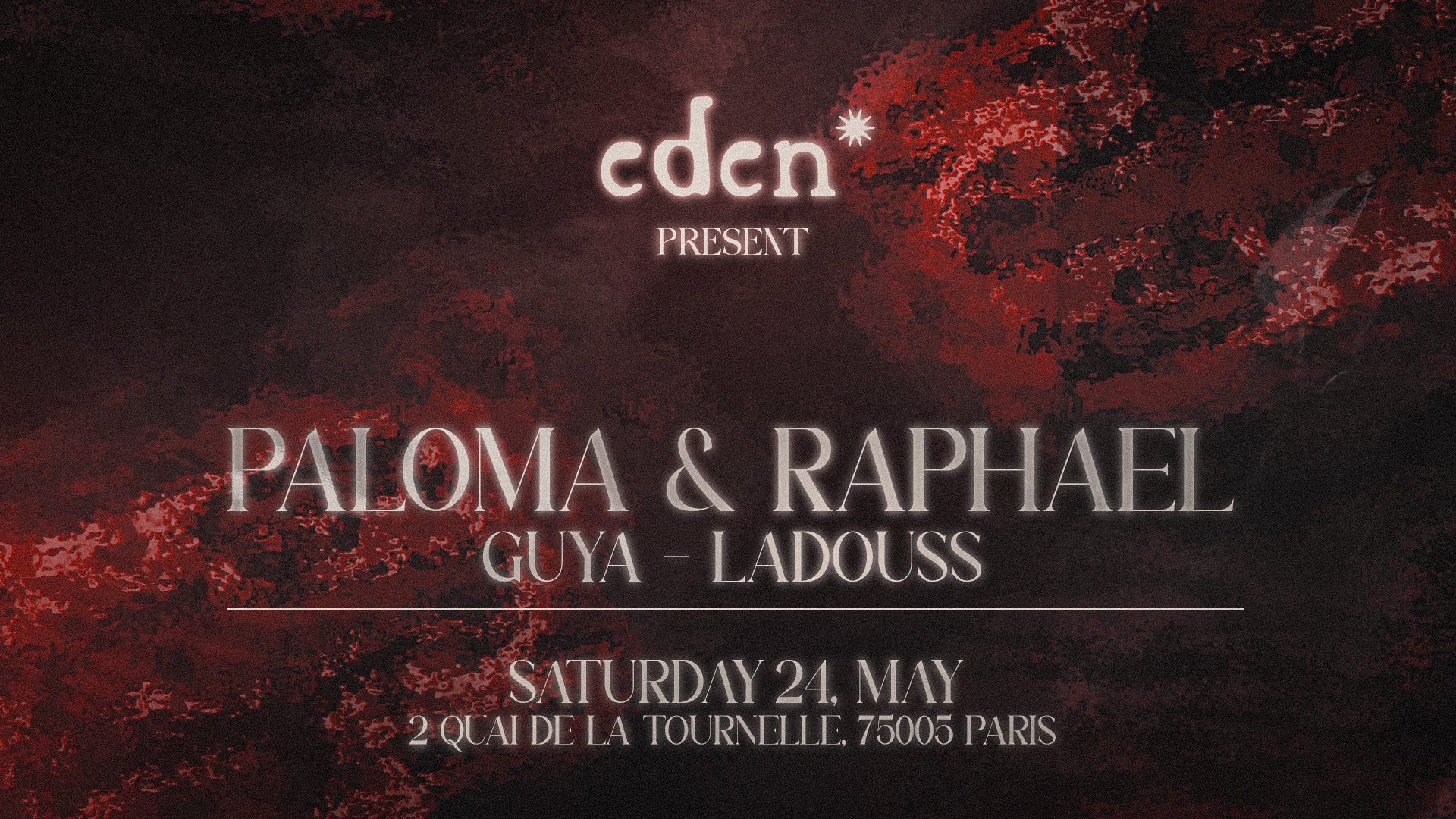 Eden* Invites : Paloma & Raphael, Guya & Ladouss Cover