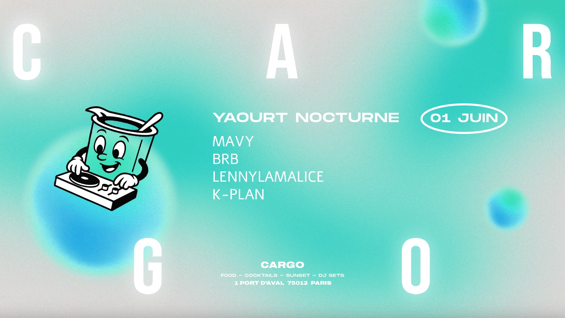 Cargo Sunday | Yaourt Nocturne Cover
