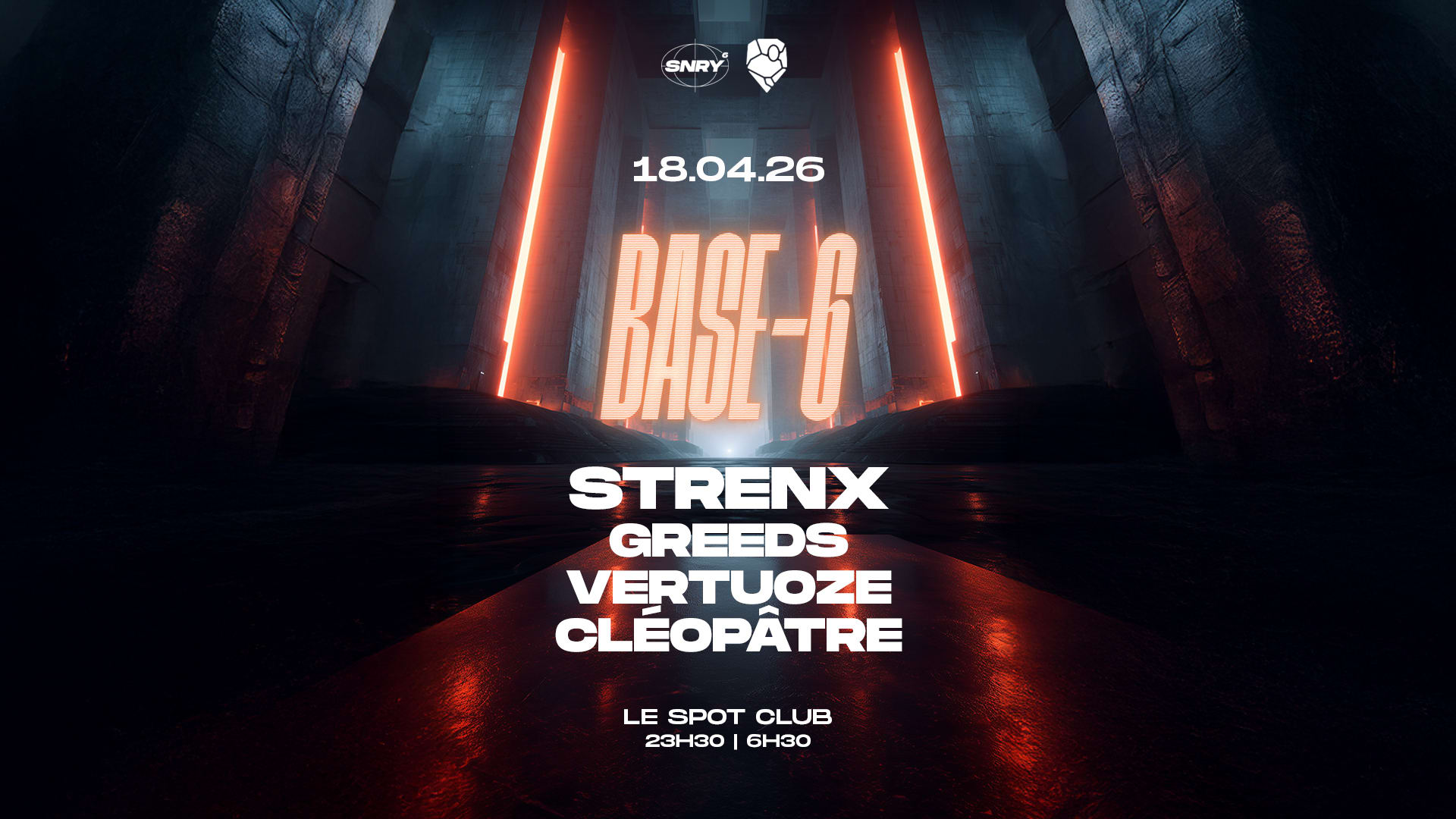 Senary Invite : Strenx, Greeds, Vertuoze, Cleopatre Cover