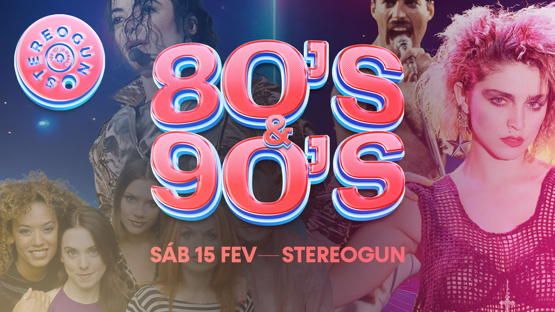 80's & 90's Na Stereogun, Leiria Cover