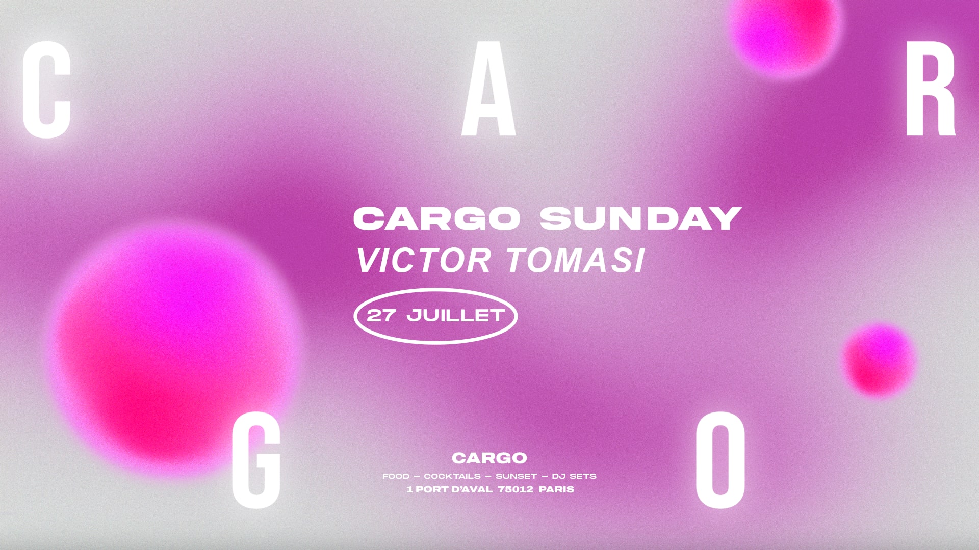 Cargo Sunday | Victor Tomasi Cover