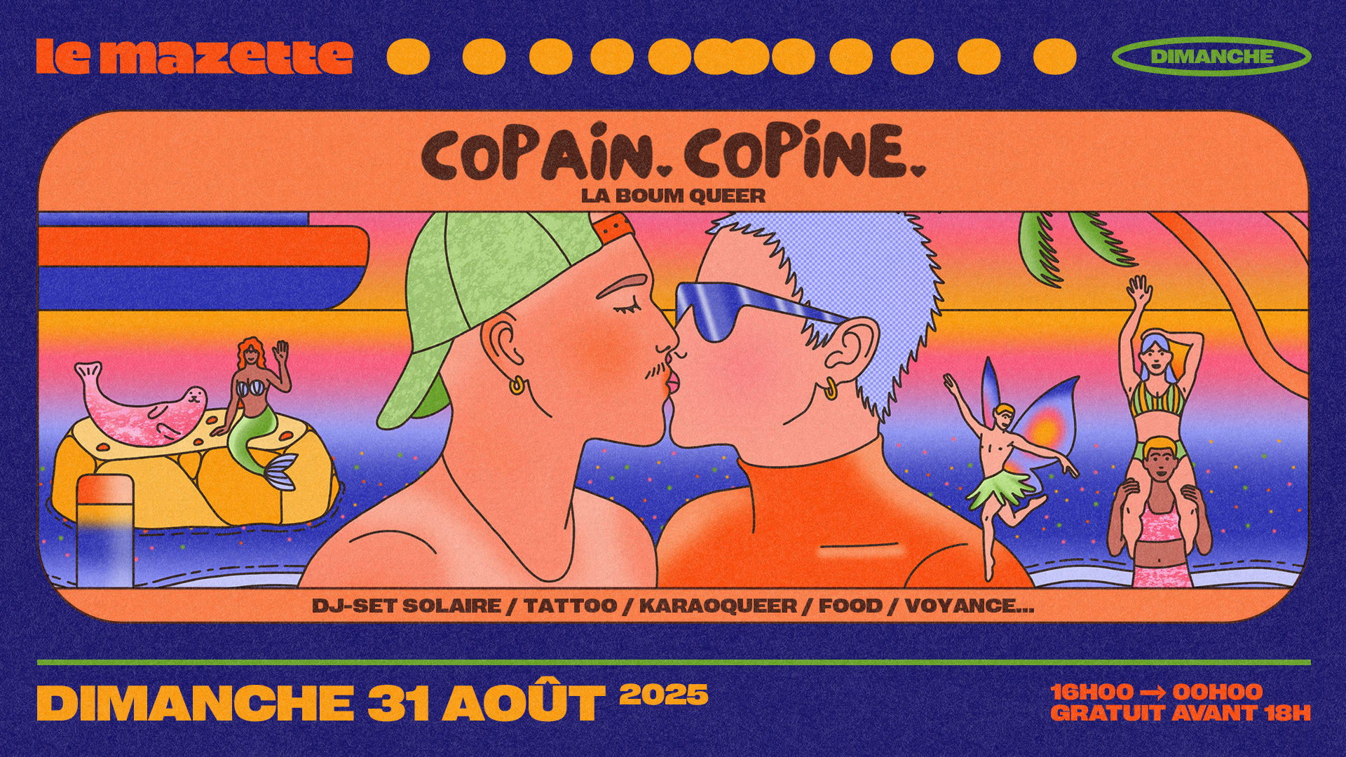 La Copain-Copine - Boum Queer & Karaoké Cover