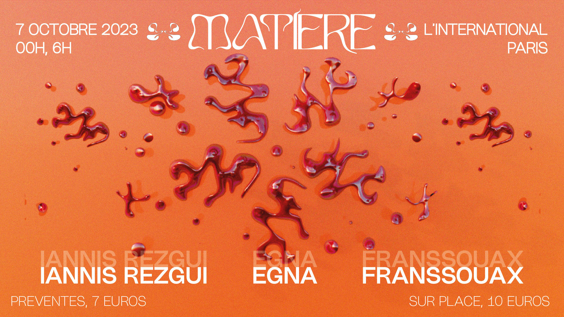 Matière Invite Egna, Iannis Rezgui & Franssouax Cover