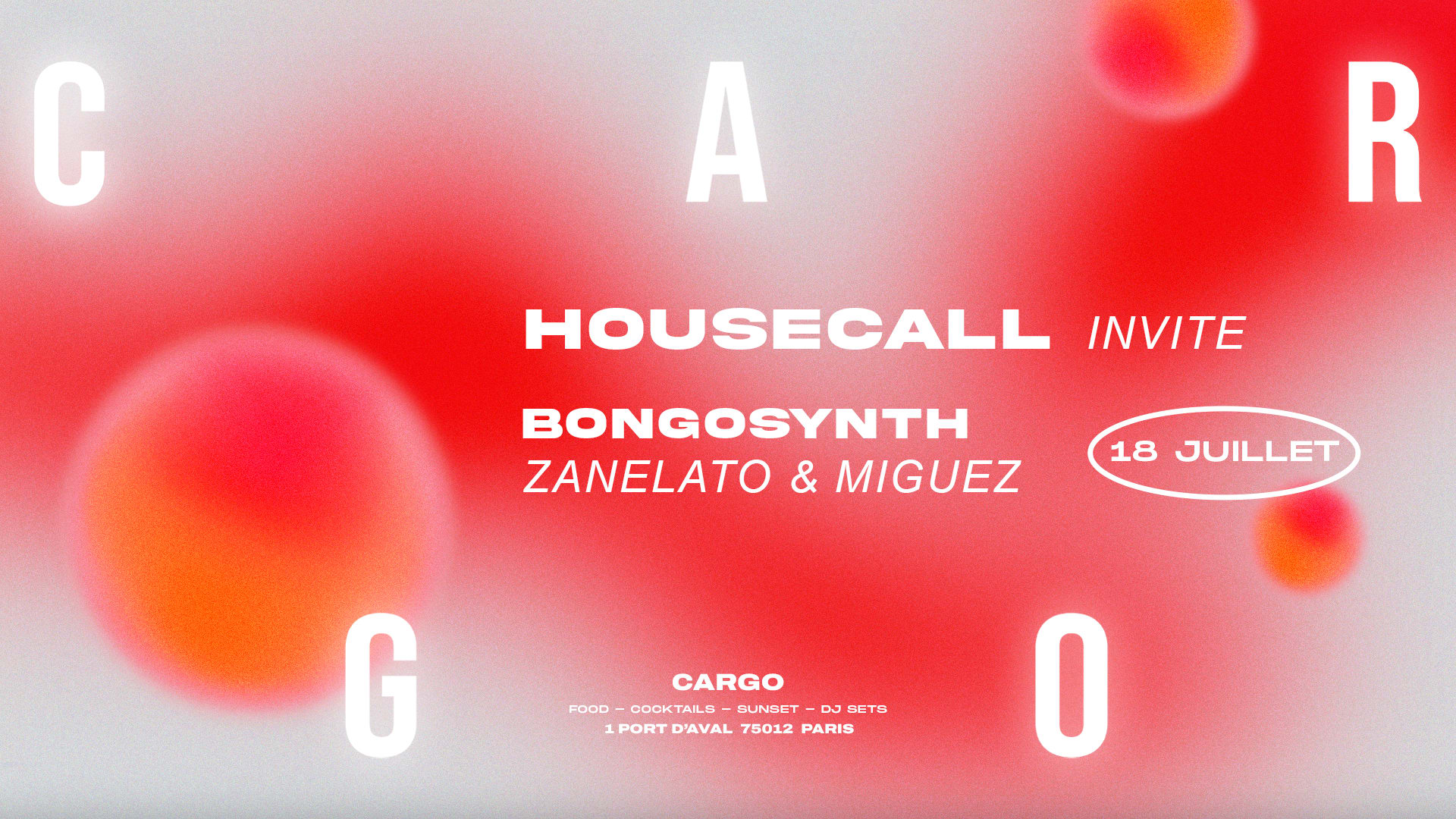 Cargo | Housecall X Bongosynth Cover