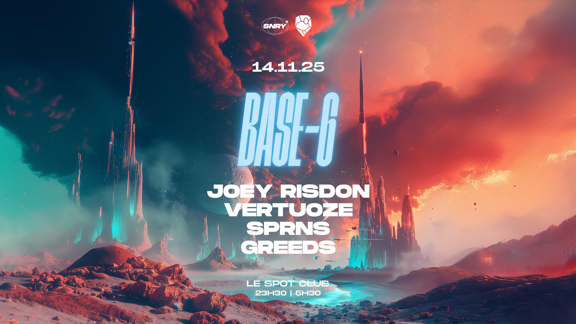 Senary 6 Invite : Joey Risdon Cover
