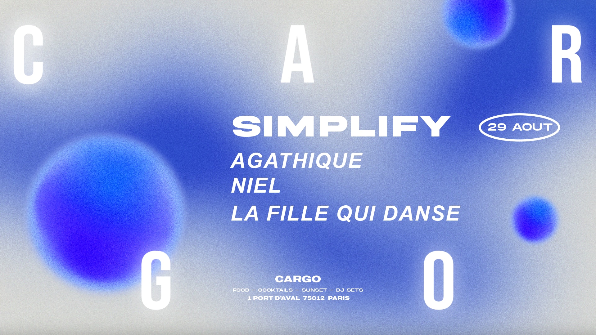 Cargo | Simplify X Agathique, Niel, La Fille Qui Danse Cover