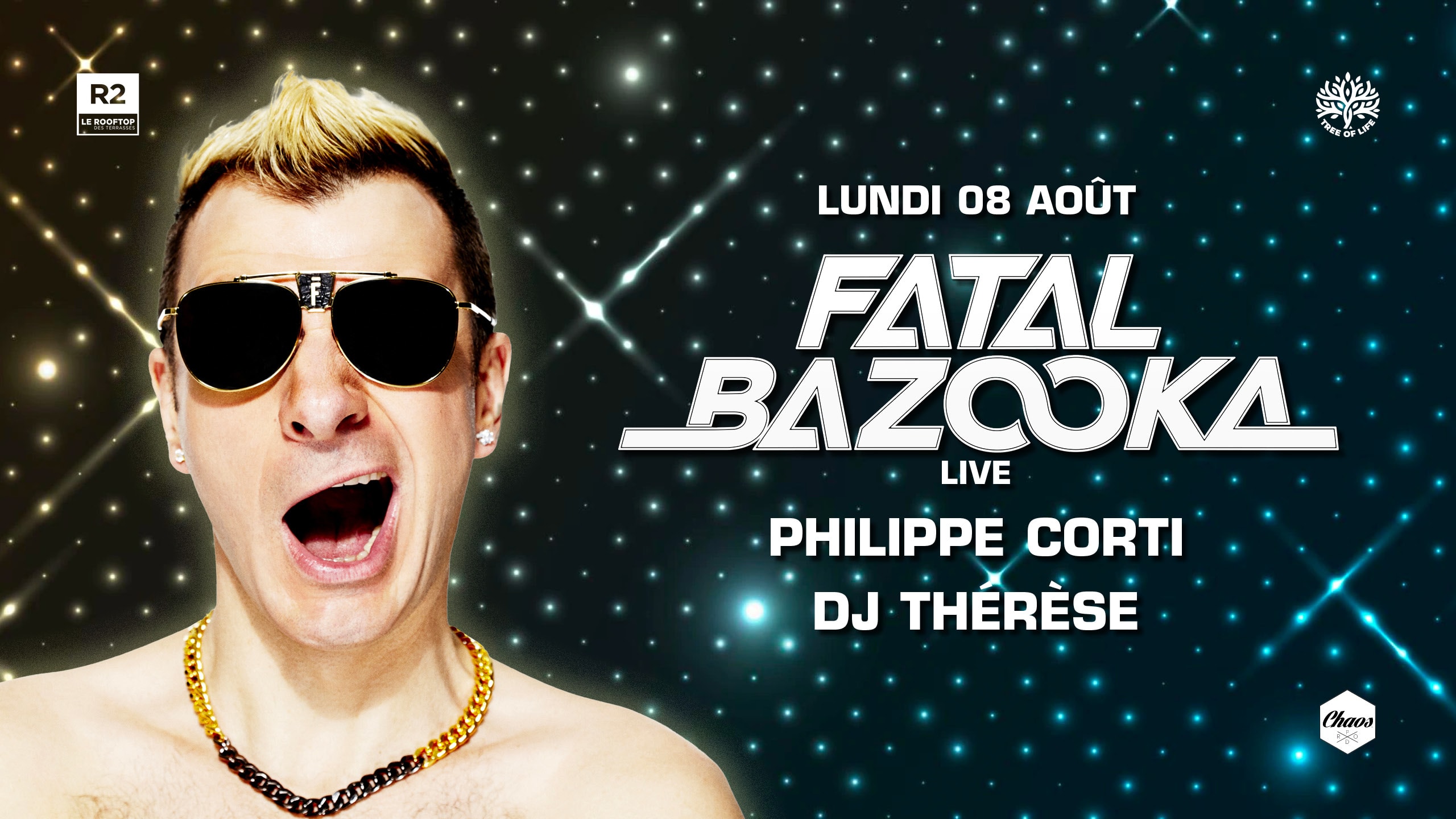 R2 I Le Rooftop - Fatal Bazooka, Philippe Corti, Dj Thérèse Cover