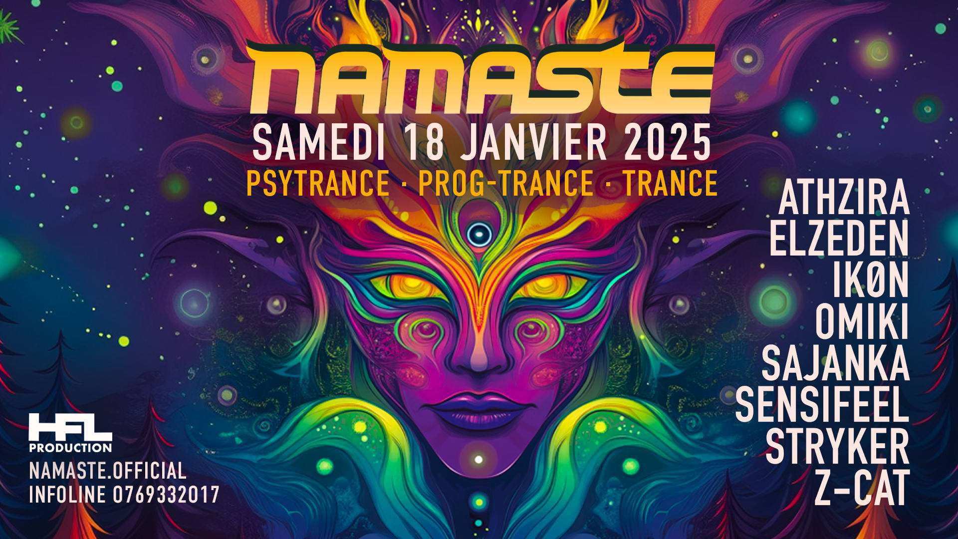 Namaste "Psytrance Night" Cover