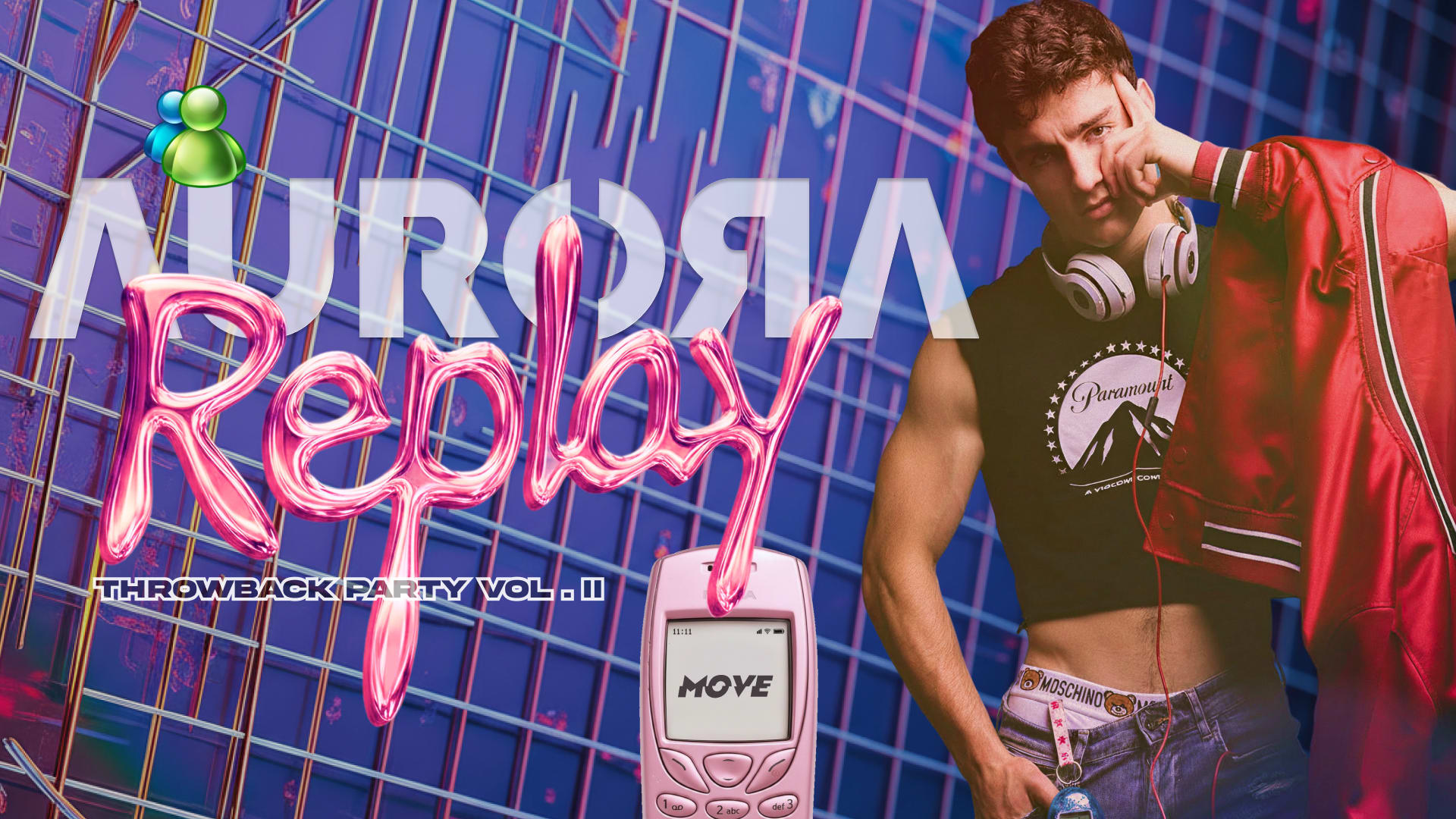 Aurora Replay - Throwback Party Vol. II Cover
