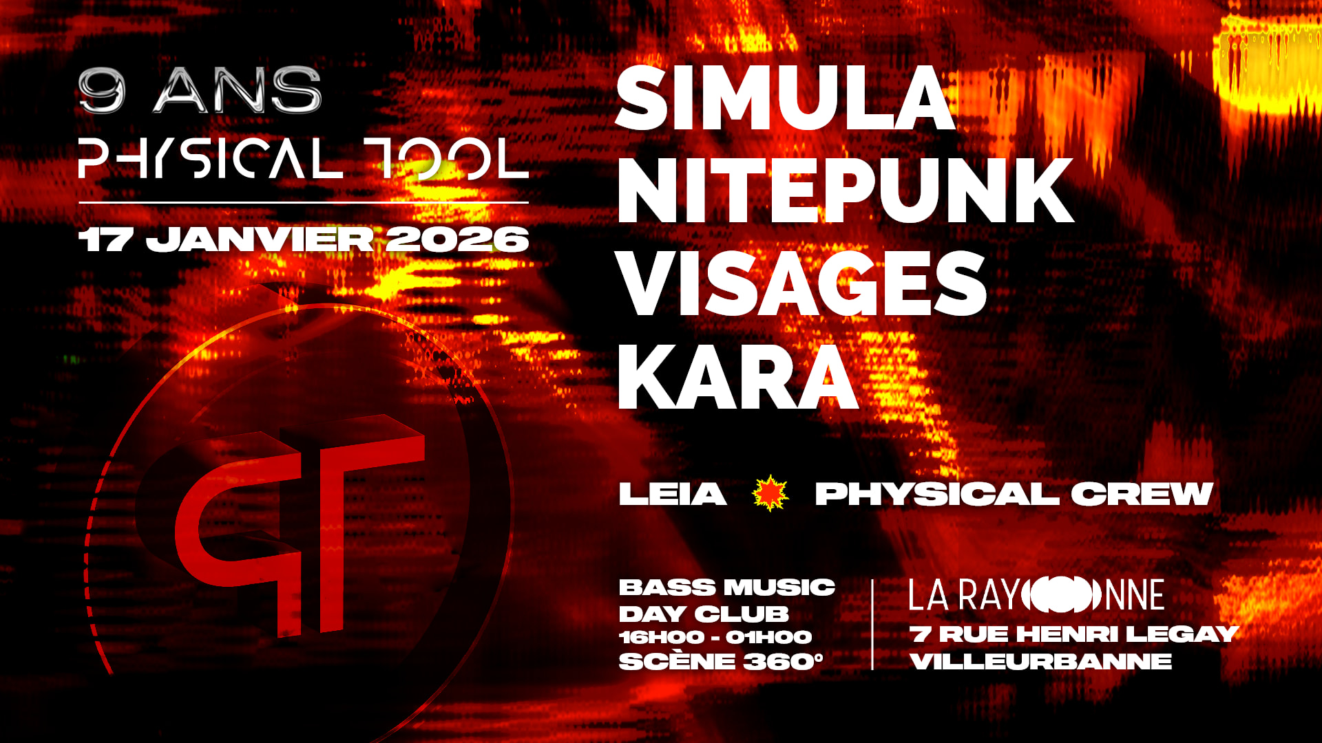 9 Ans De Physical Tool - La Rayonne [Bass Music Day Club] Cover