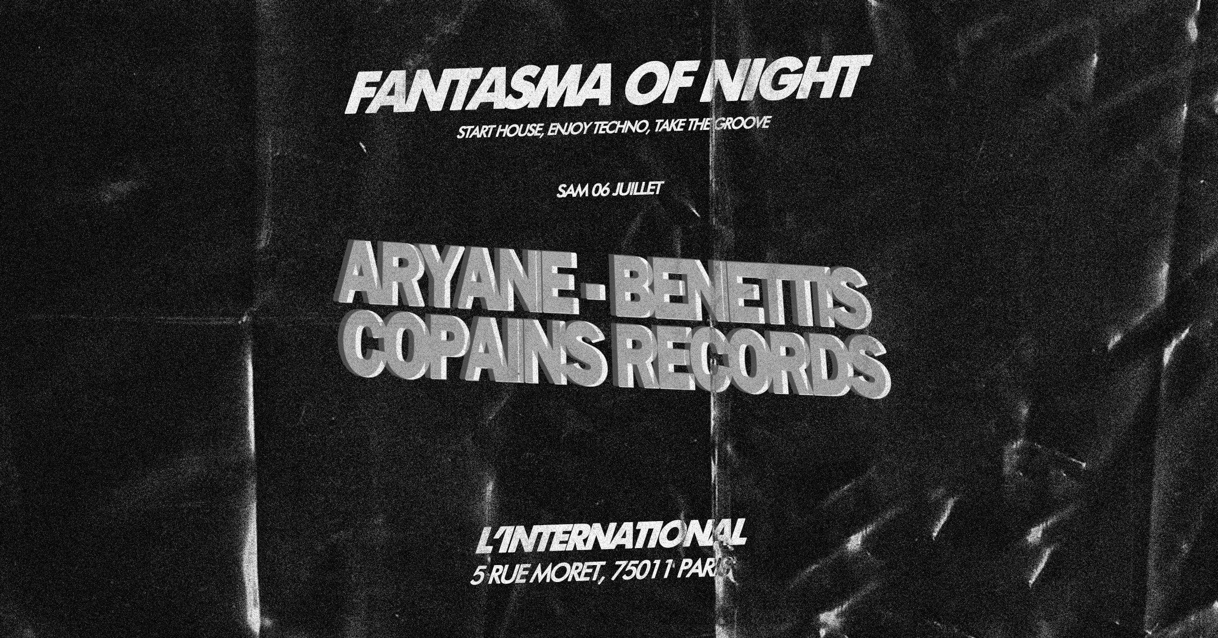 Fantasma Of Night - L'inter Rdc Cover