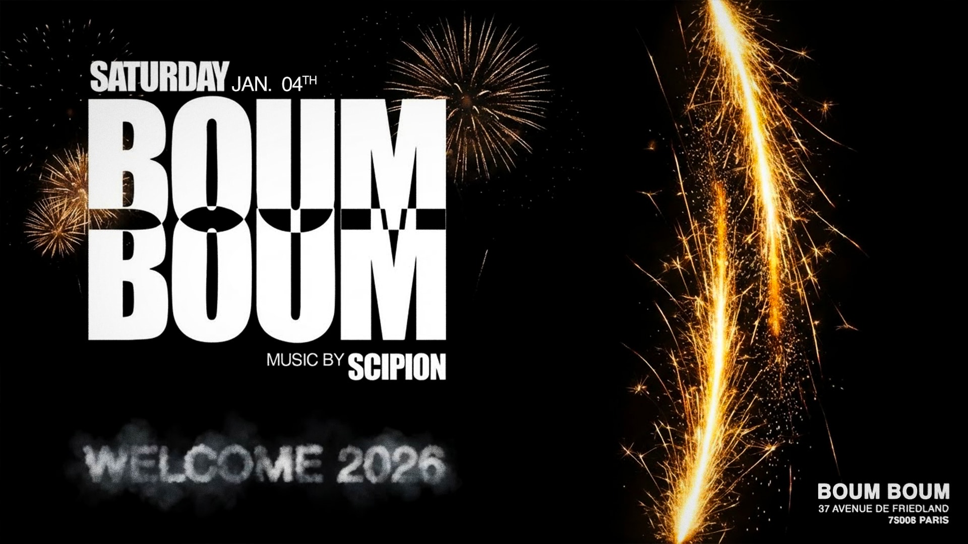 Samedi 3 Janvier - Chalet Du Boum Boum - Welcome To 2026 Cover