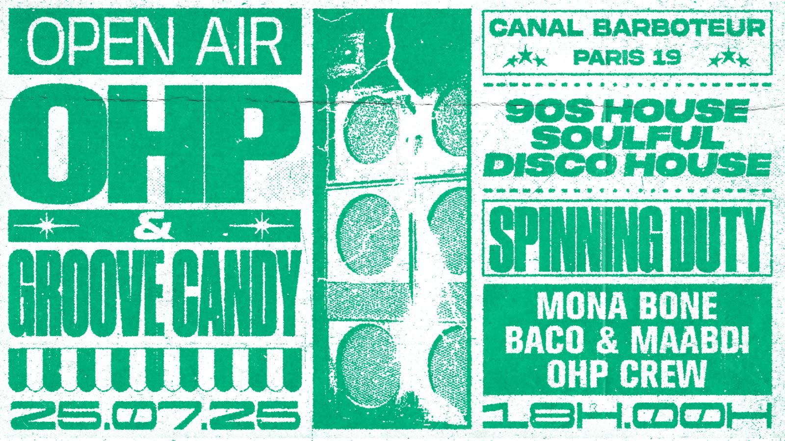 Ohp & Groove Candy Open Air W/ Mona Bone @Le Barboteur Cover