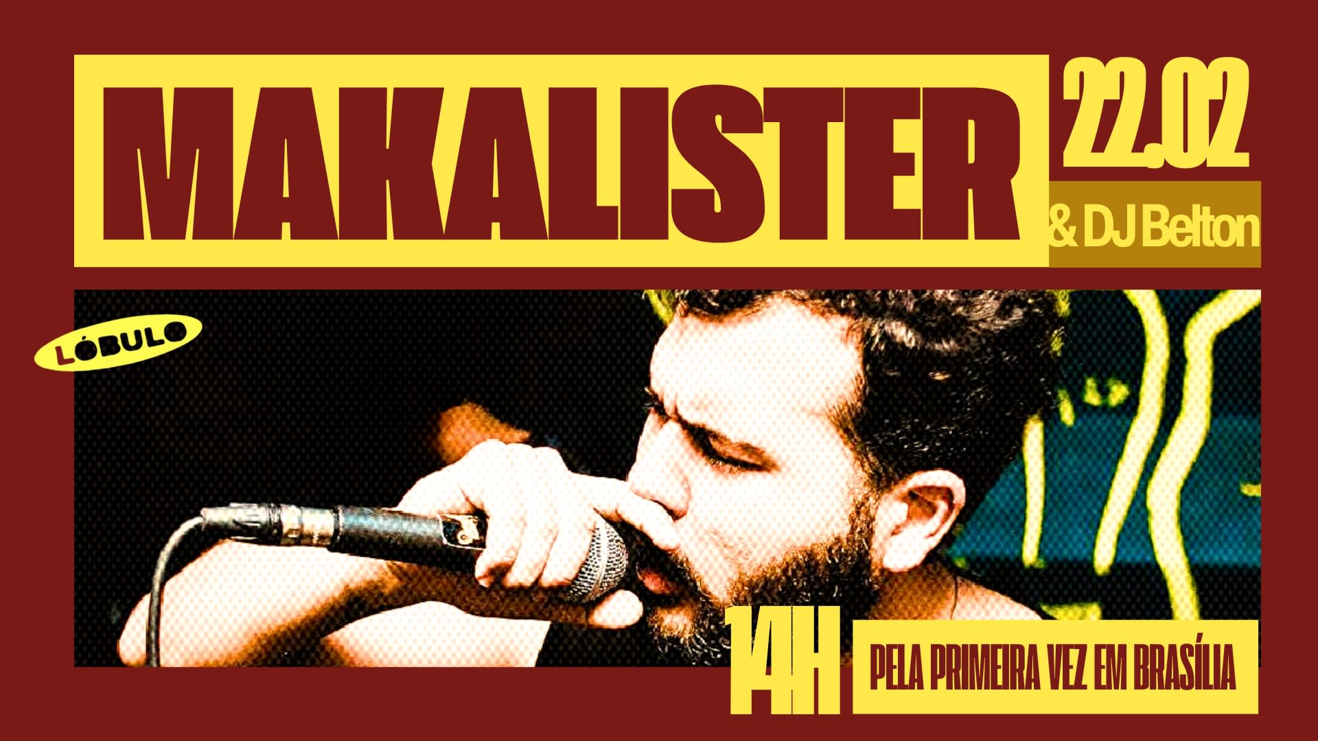 Lóbulo Apresenta: Makalister & Dj Belton Em Brasília Cover