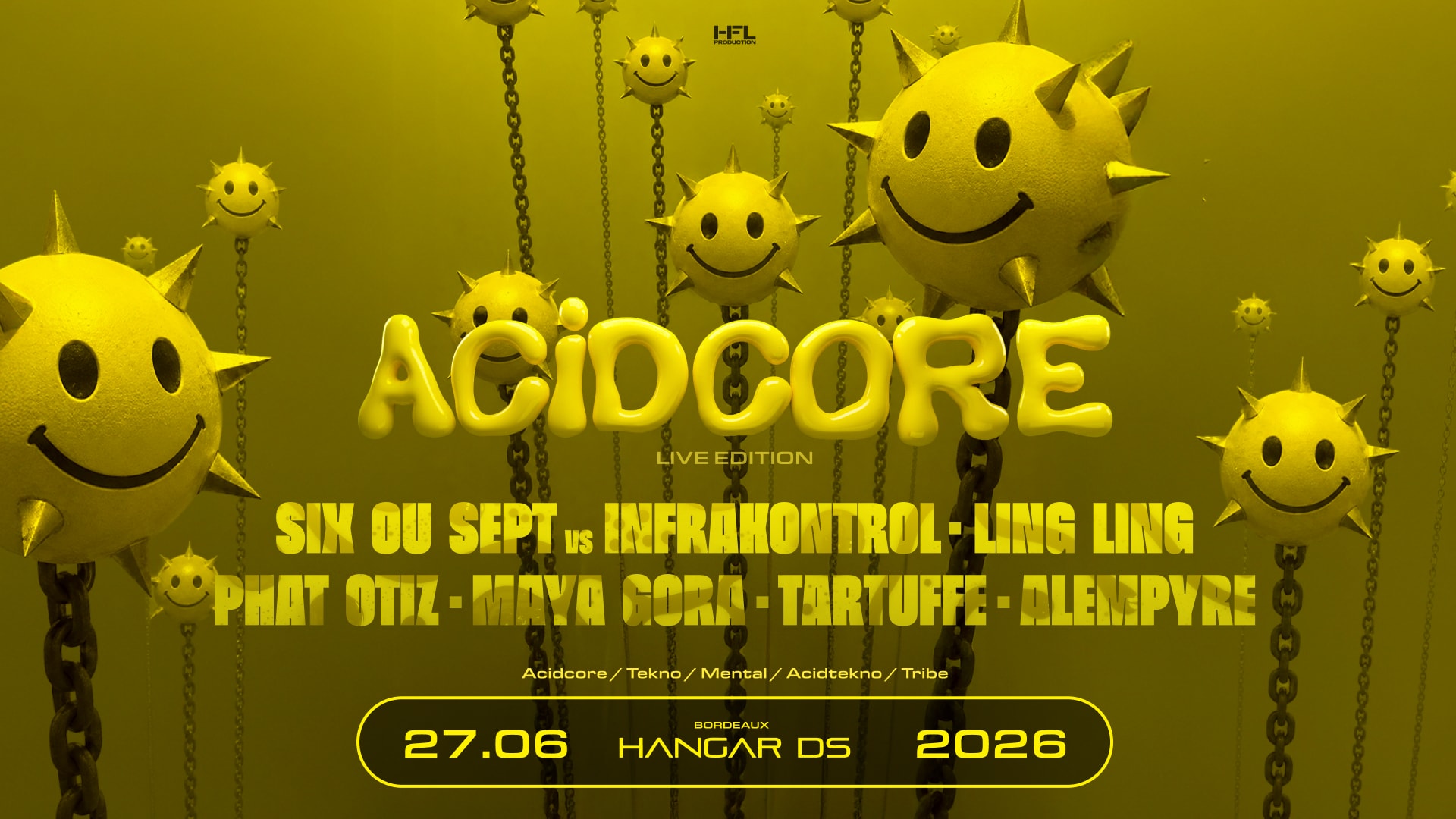 Acidcore : Live Edition // Six Ou Sept - Infrakontrol - ... Cover