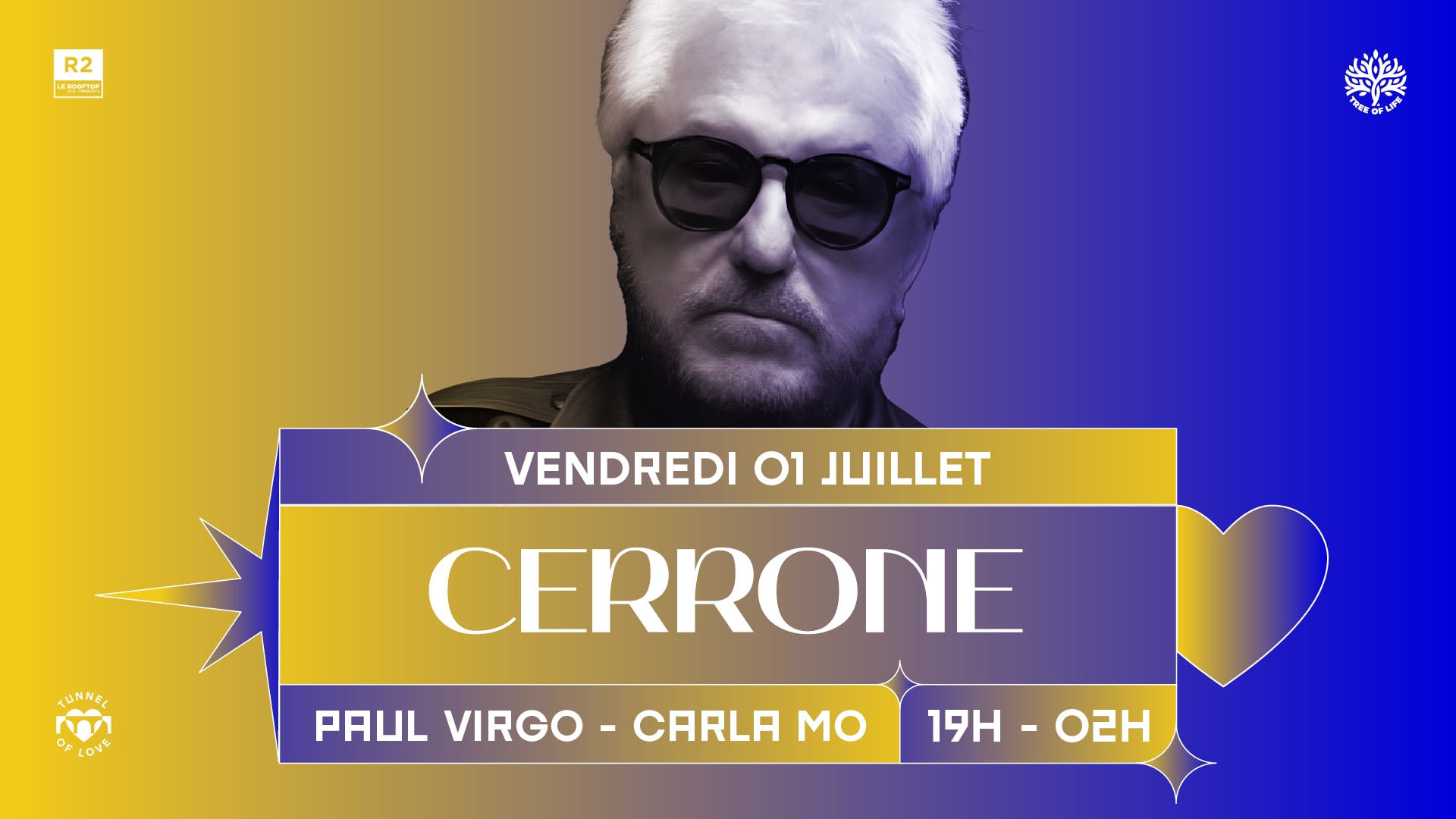 R2 Rooftop X Tunnel Of Love : Cerrone Cover
