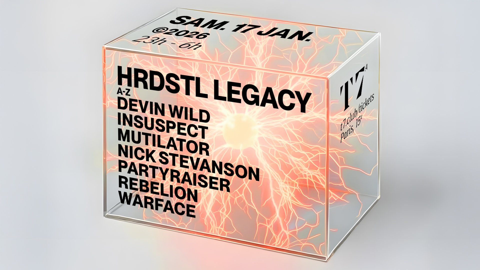 T7 X Hrdstl Legacy : Partyraiser, Rebelion, Warface Cover