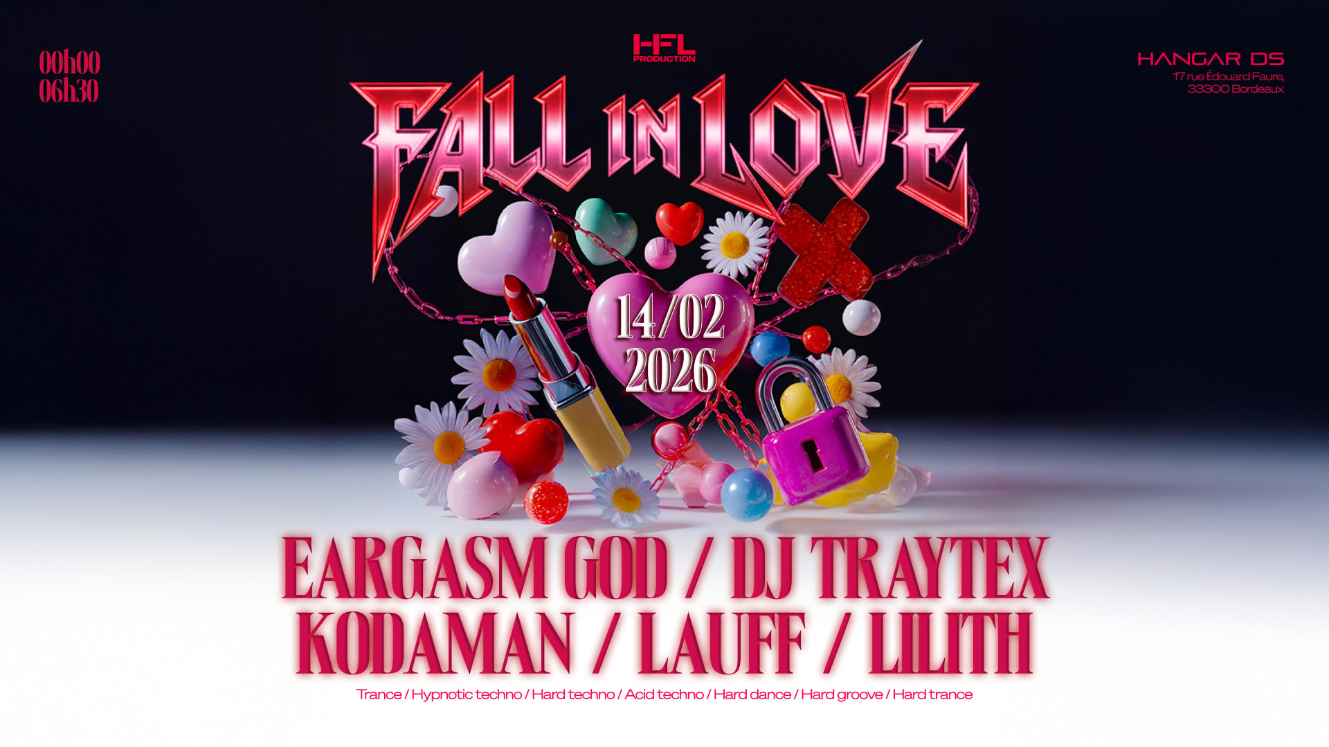 Fall In Love // Eargasm God - Dj Traytex - Kodaman - Läuff Cover