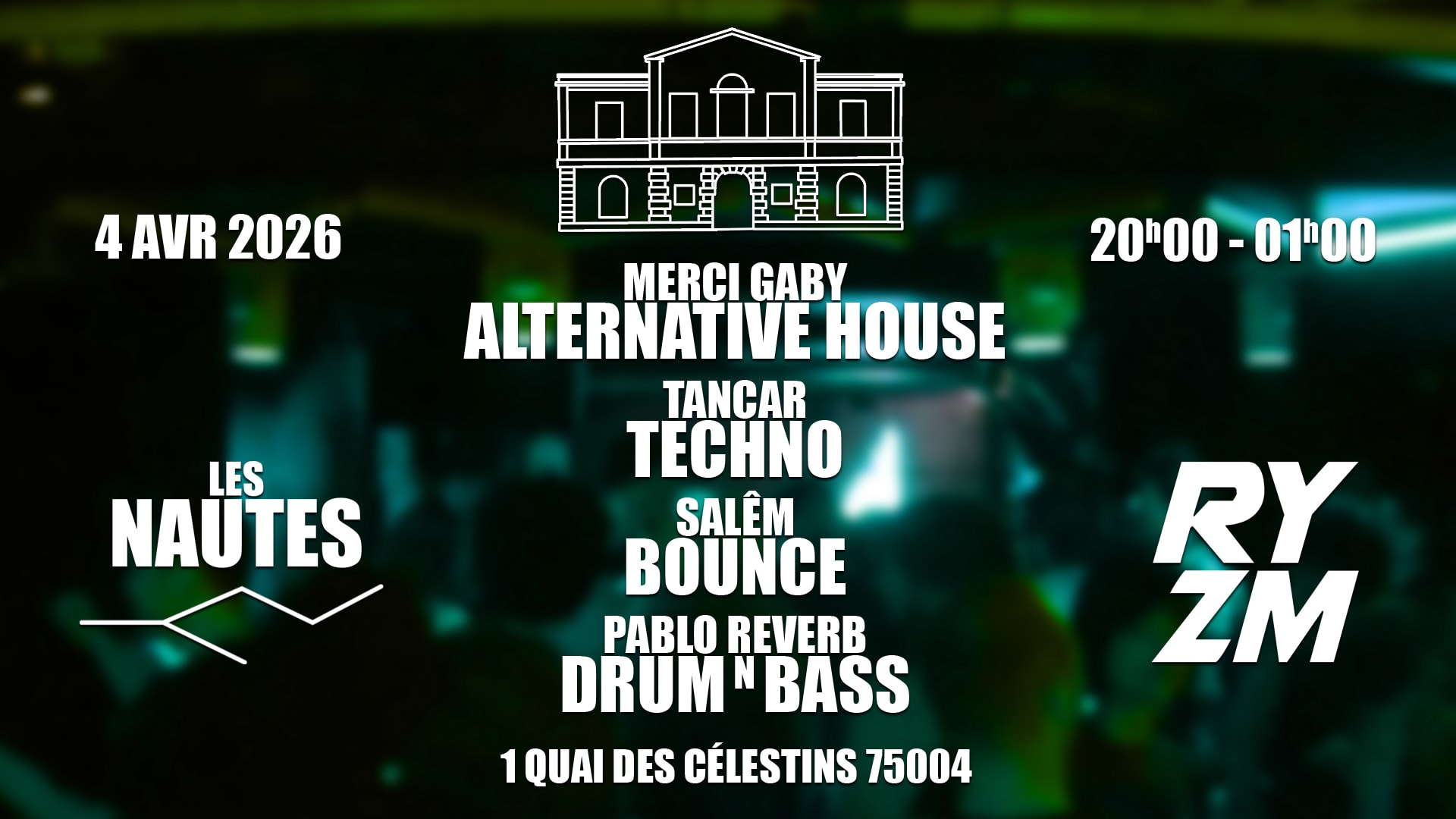 Ryzm // 4 Avril - Les Nautes Cover