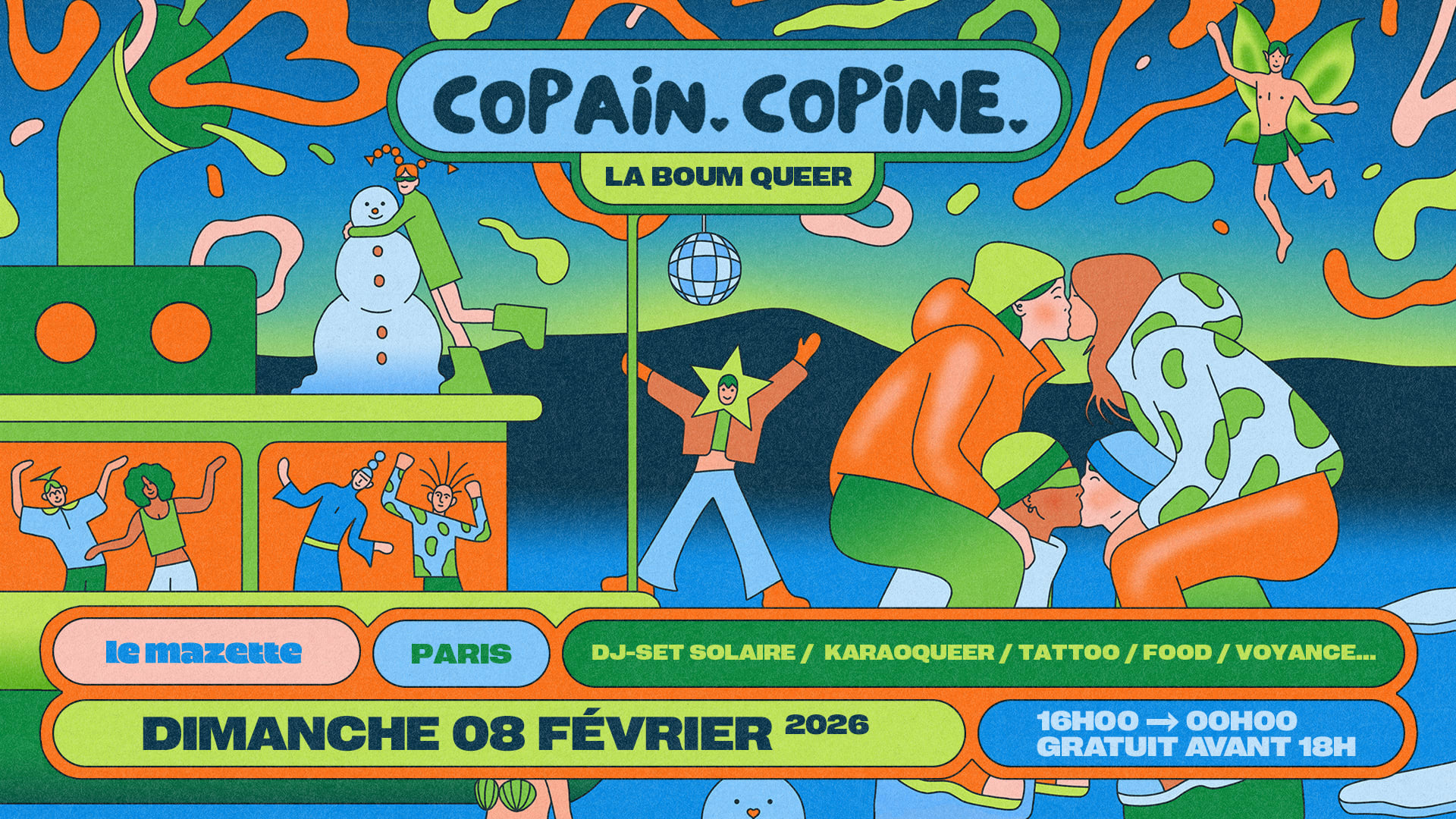 La Copain-Copine, La Boum Queer Du Dimanche ! Cover
