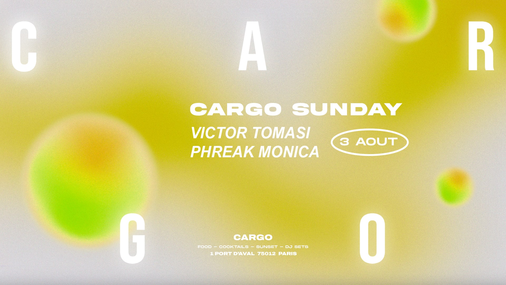 Cargo Sunday | Victor Tomasi & Phreak Monica Cover
