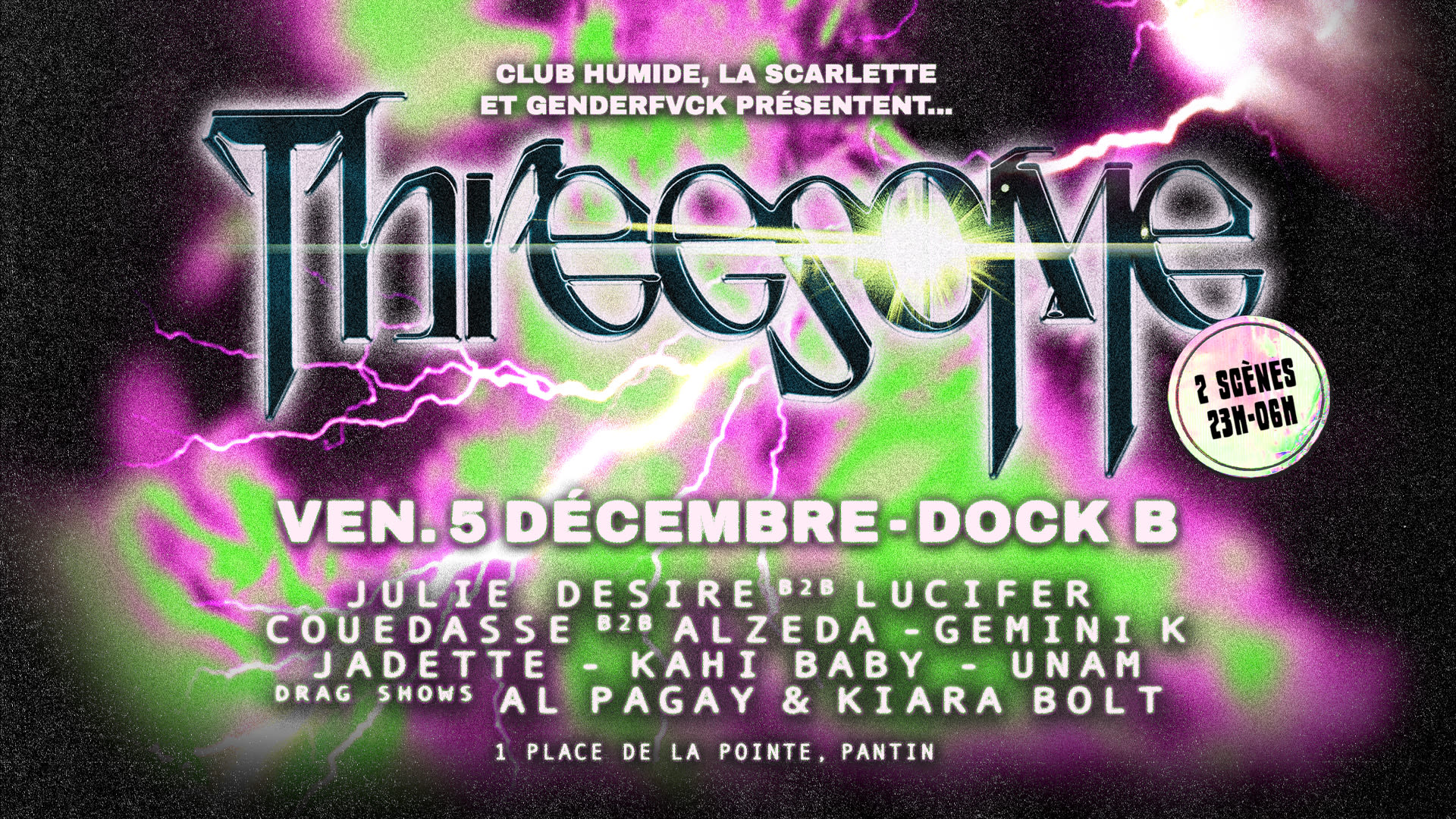 Threesome: Club Humide · La Scarlette · Genderfvck Cover