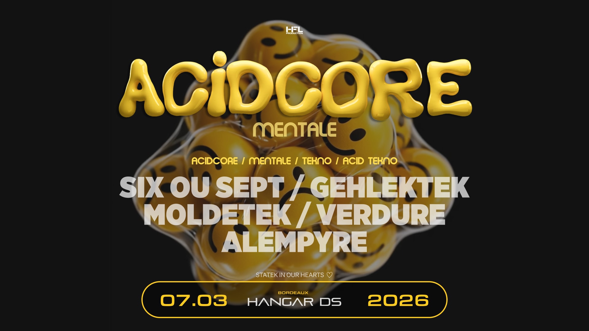 Acidcore Mentale // Six Ou Sept - Gehlektek - Moldetek - ... Cover