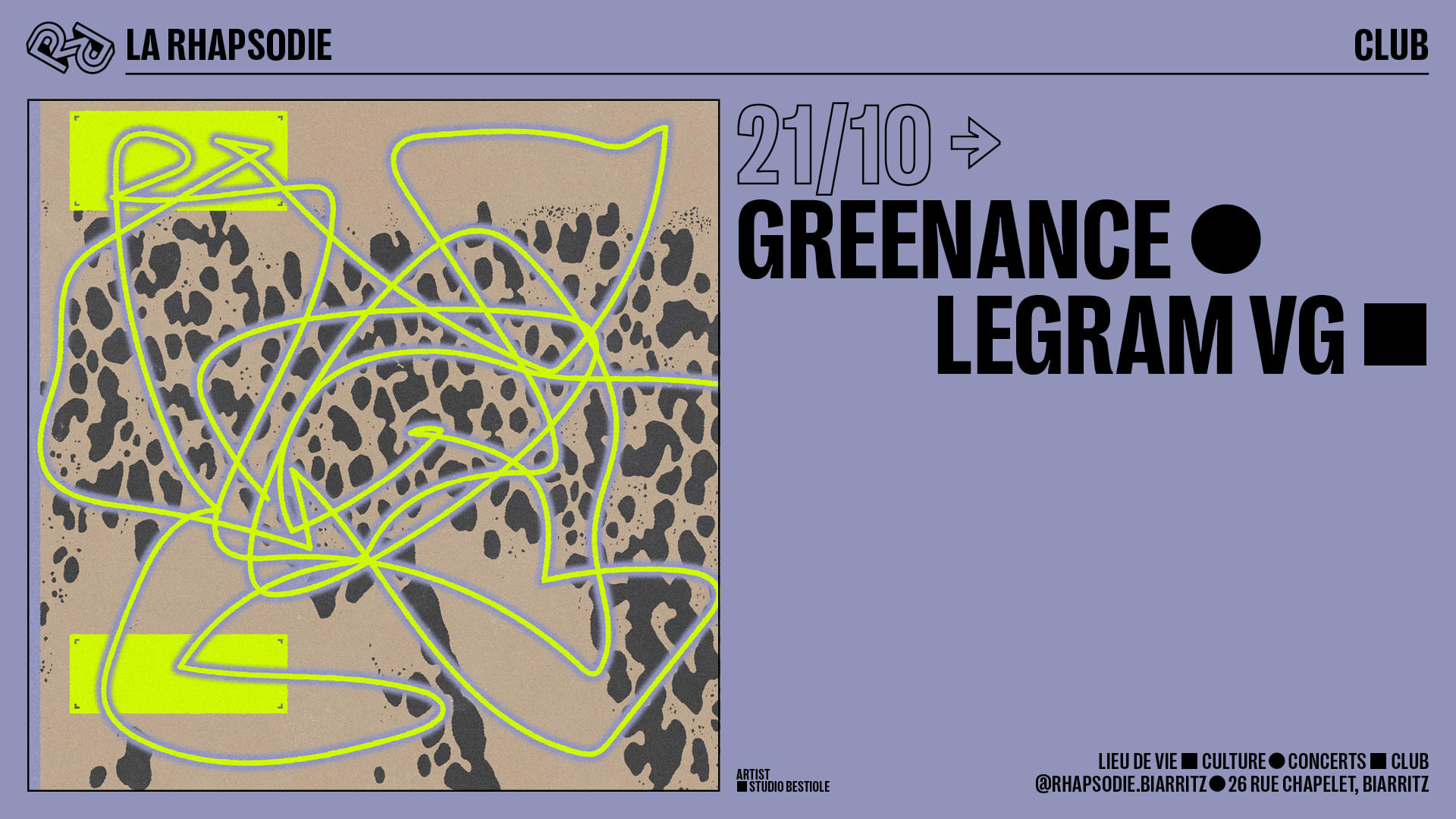 Greenance Invite Legram Vg Cover