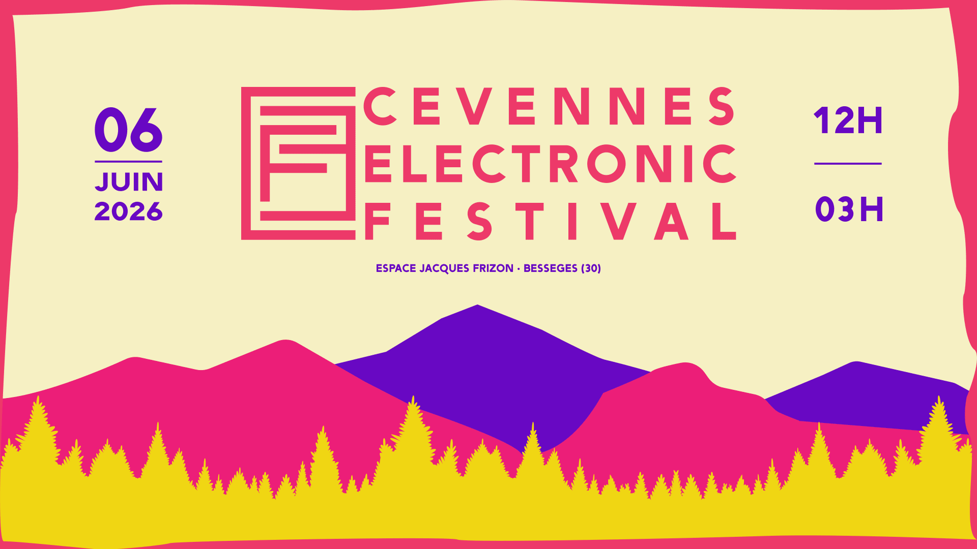 Cévennes Electronic Festival 2026 Cover