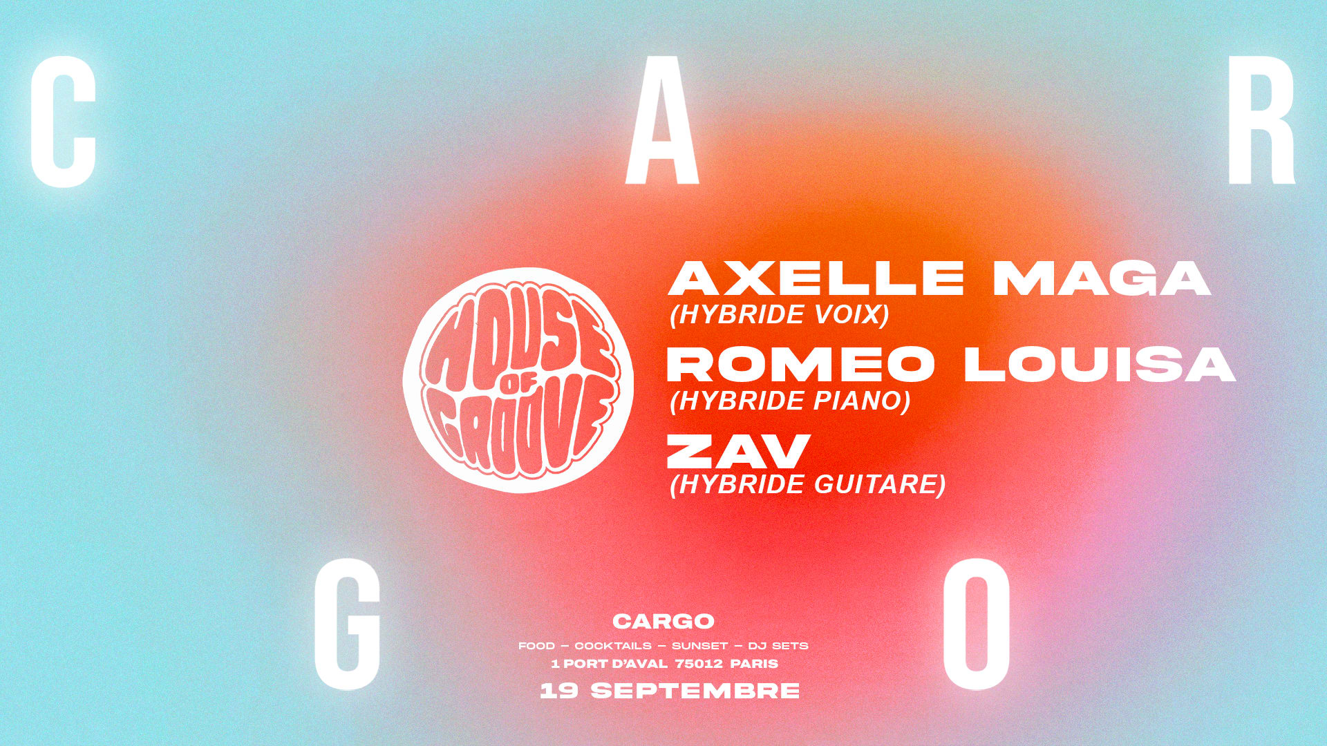 Cargo | House Of Groove X Roméo Louisa, Axelle Maga, Zav Cover