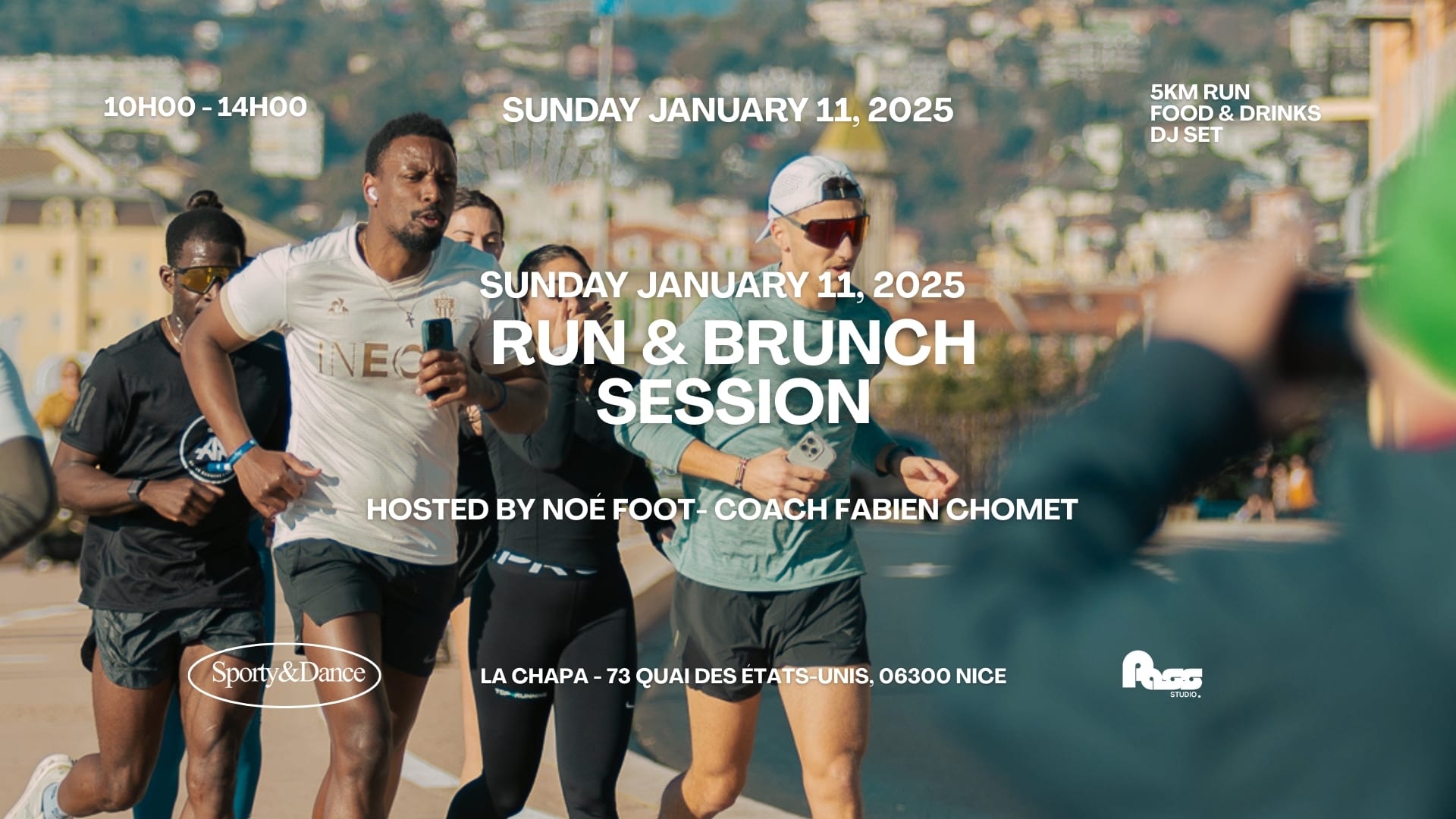 Sporty&Dance X Run Eat X Noé Foot Run&Brunch Session Cover