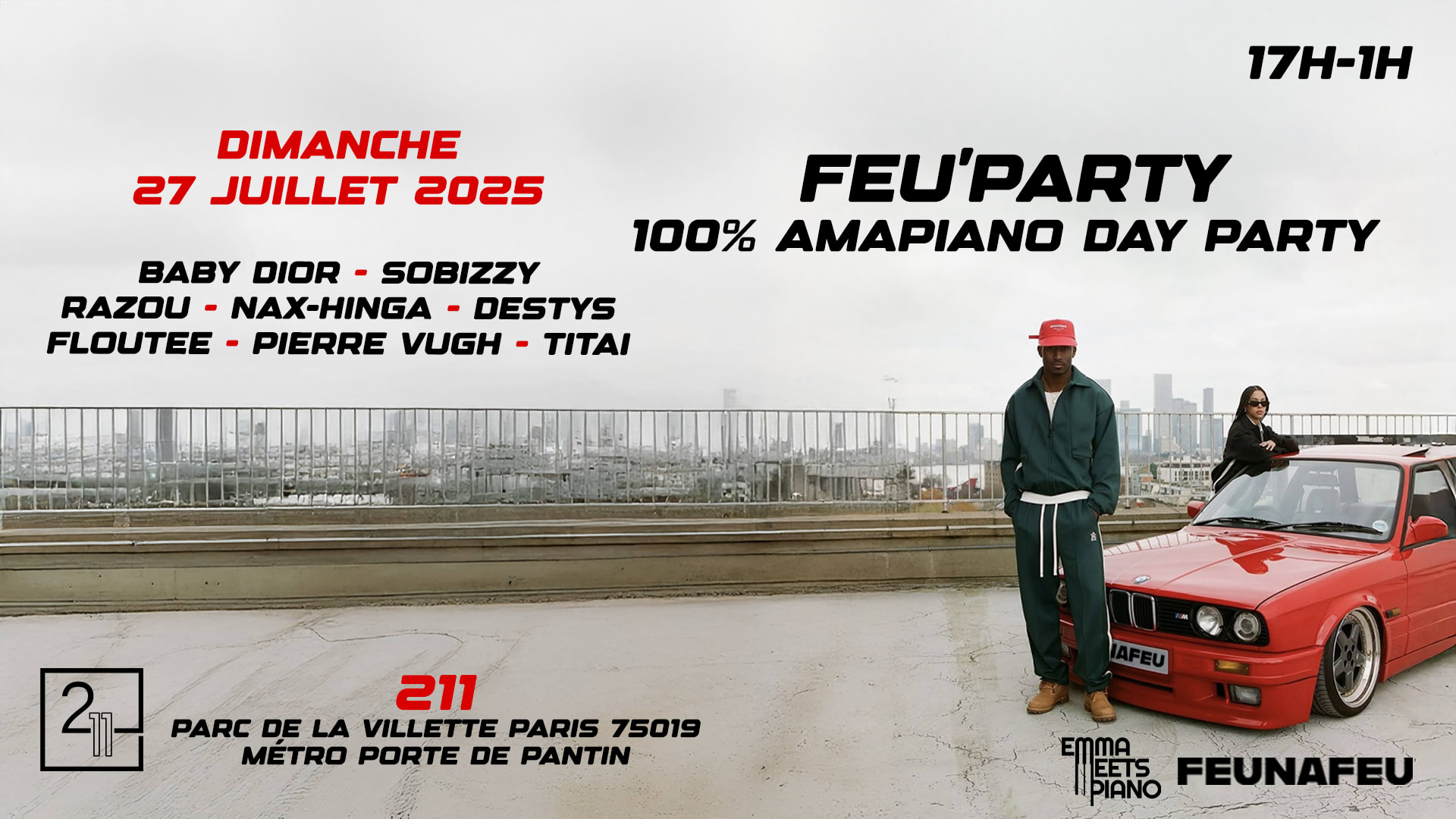 Feu'party Sunday Day Party 100% Amapiano Cover