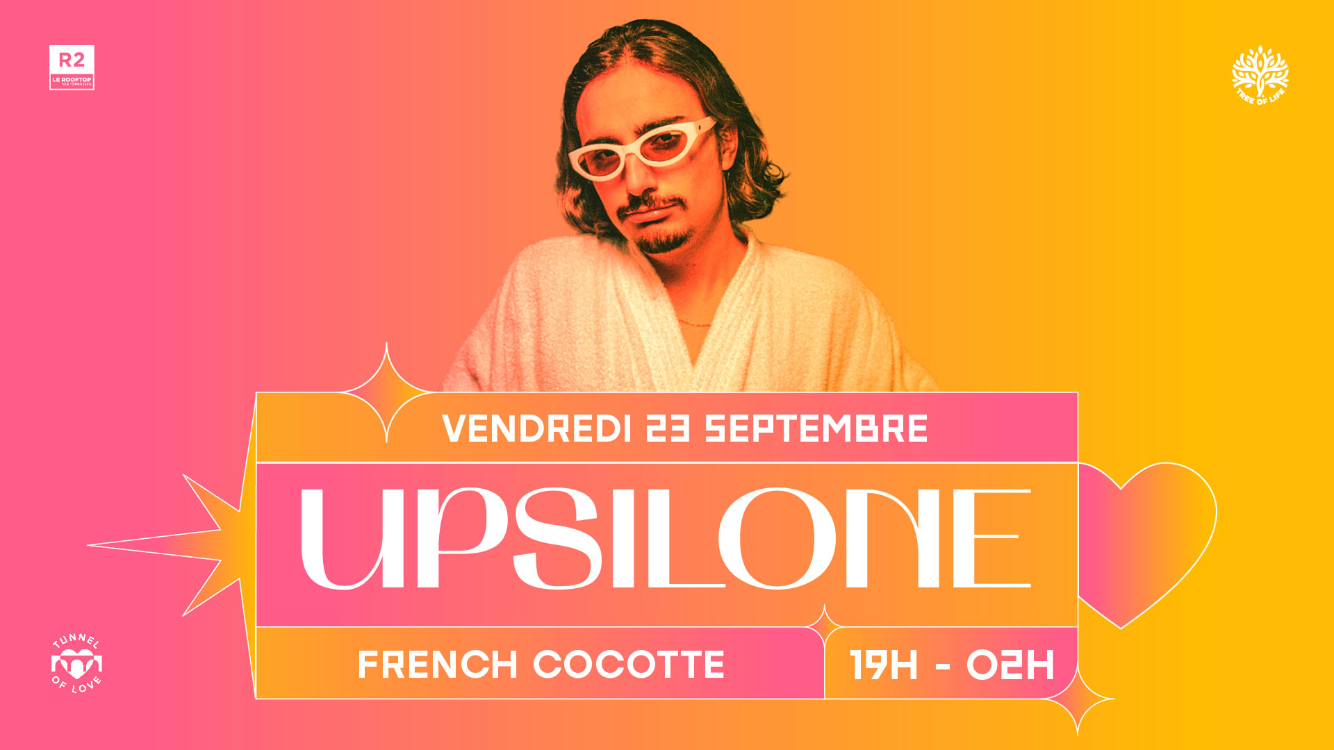 R2 I Le Rooftop X Tunnel Of Love : Upsilone (Club Azur) Cover
