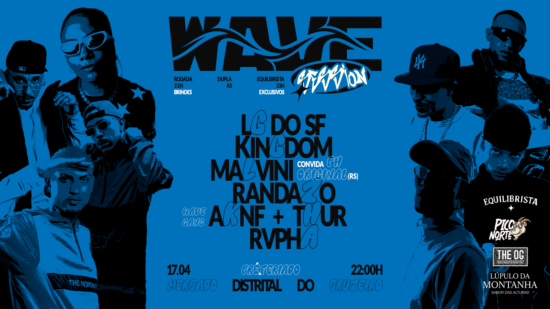 Wave Session #2 – 17/04 (Pré-Feriado) Às 22h | Funk & Trap Cover