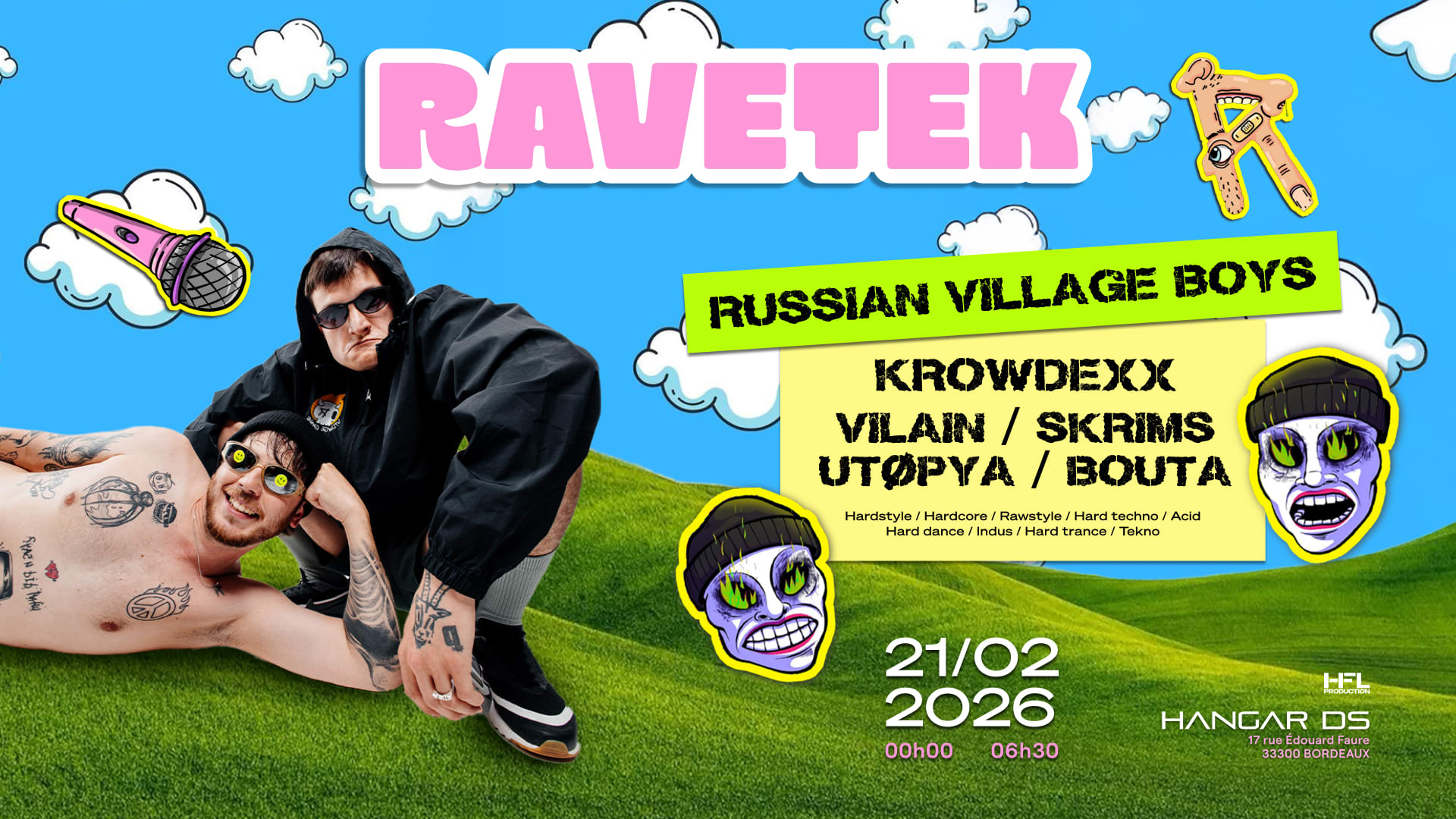 Ravetek // Russian Village Boys - Krowdexx - Vilain ... Cover